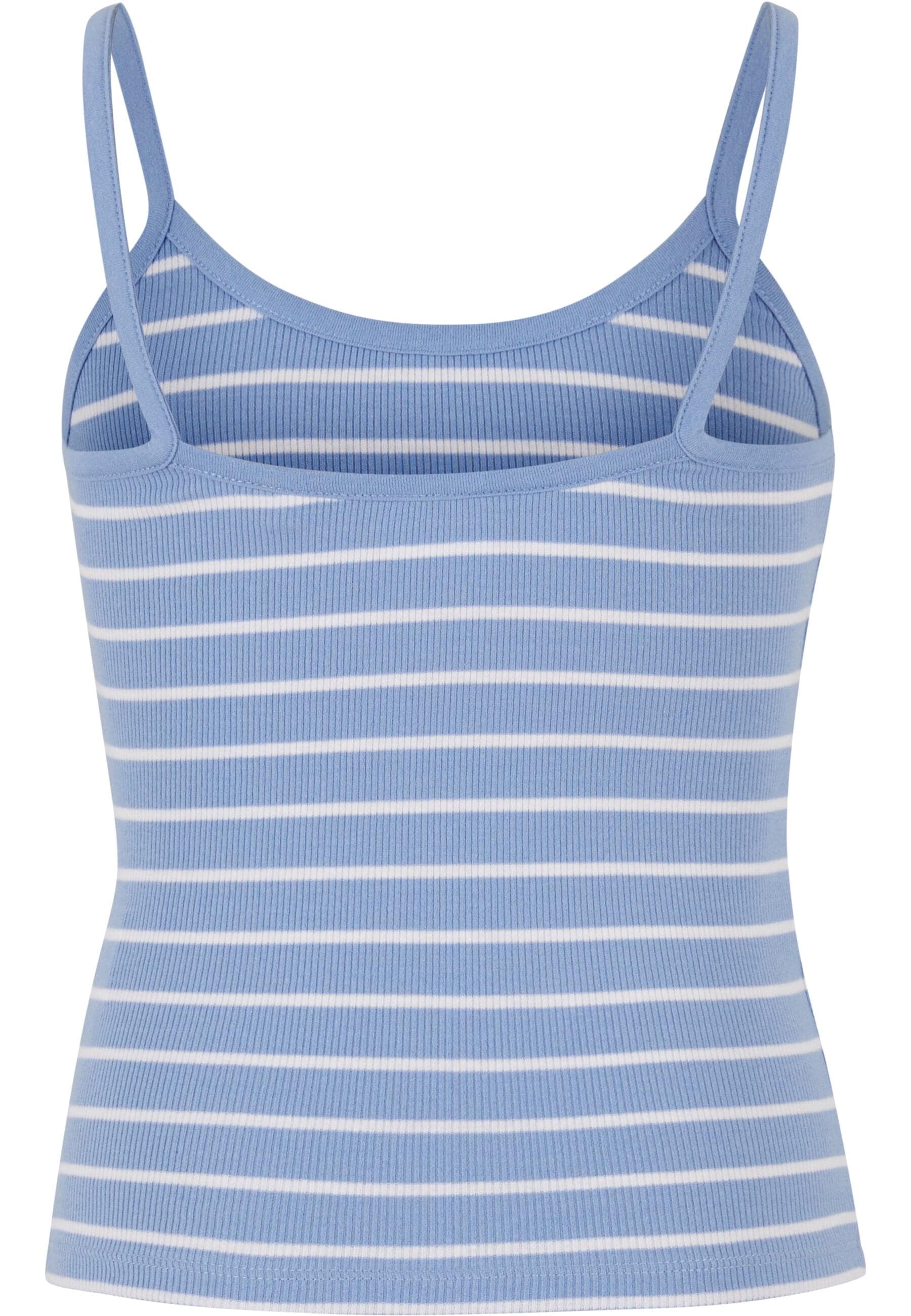 URBAN CLASSICS Muskelshirt »Urban Classics Girls Striped Rib Basic Top«, (1 tlg.)