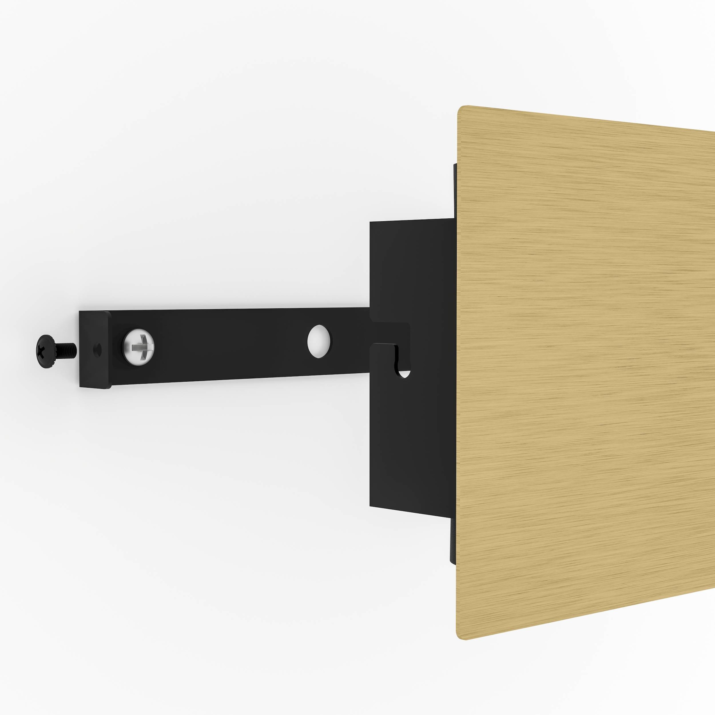 EGLO Wandleuchte »Talamello Wandlampe, Wandspot, Metall, indirekte Beleuchtung, Lampe« LED-Modul 1 Stk. Warmweiß Wand-/Deckenleuchte - L20 x H10 x AL4 cm - gold gebürstet - 6W inkl.