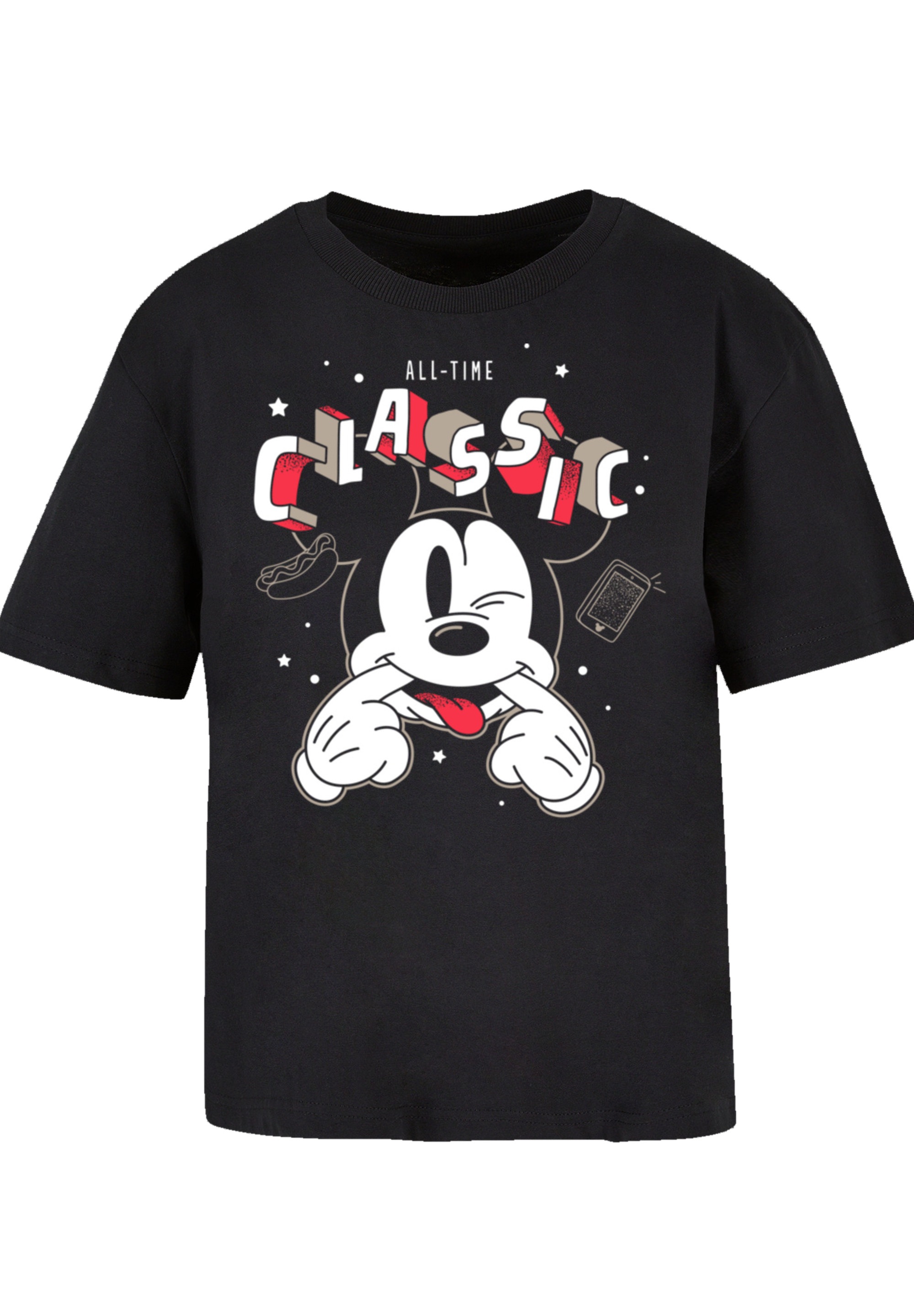 Unser erster direkt geführter Store ist endlich eröffnet! F4NT4STIC T-Shirt »Disney Micky Maus Time Qualität All bestellen BAUR | Premium Classic«