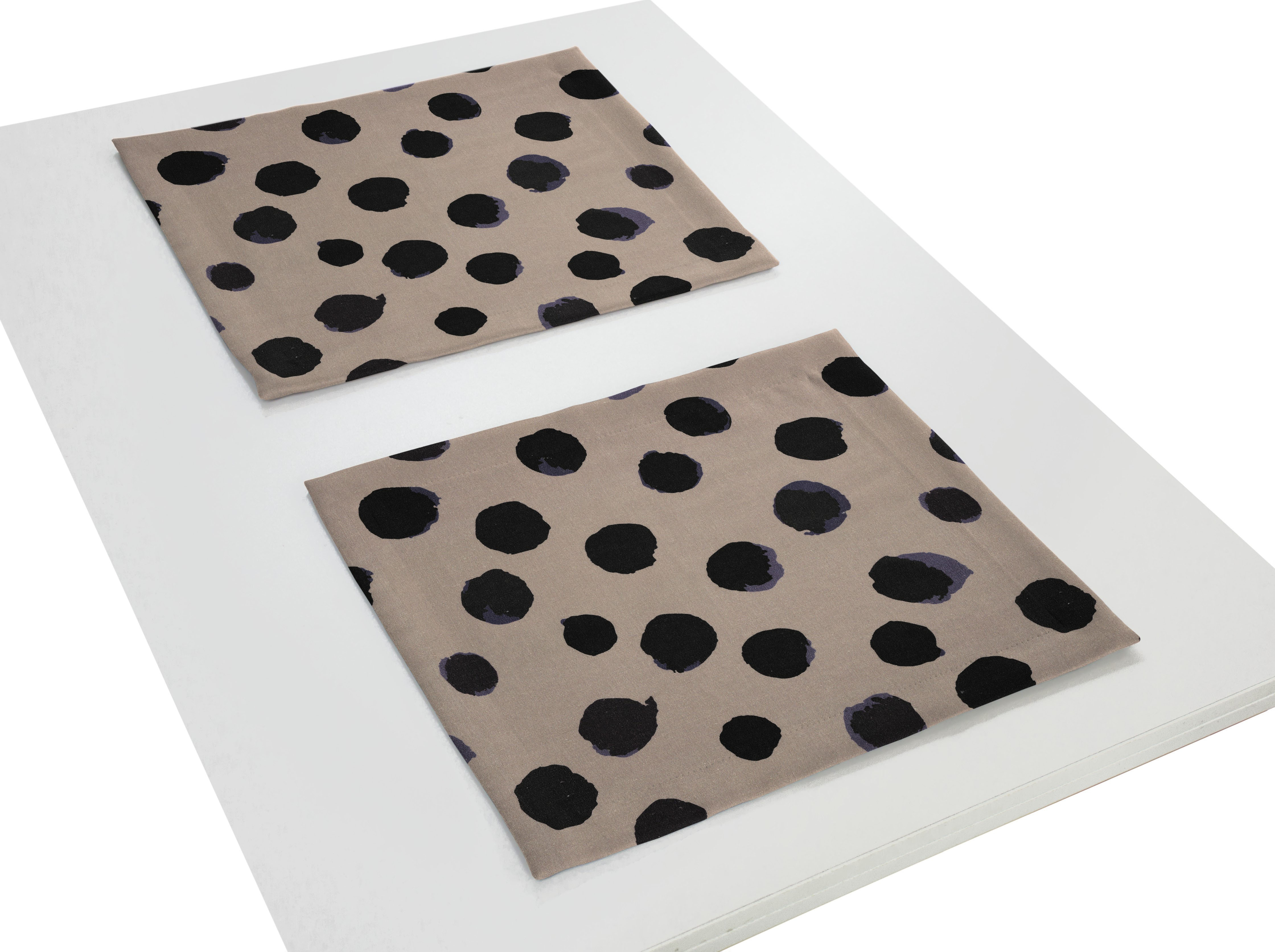 Adam Platzset "Dots" aus Bio-Baumwolle,Made in Germany