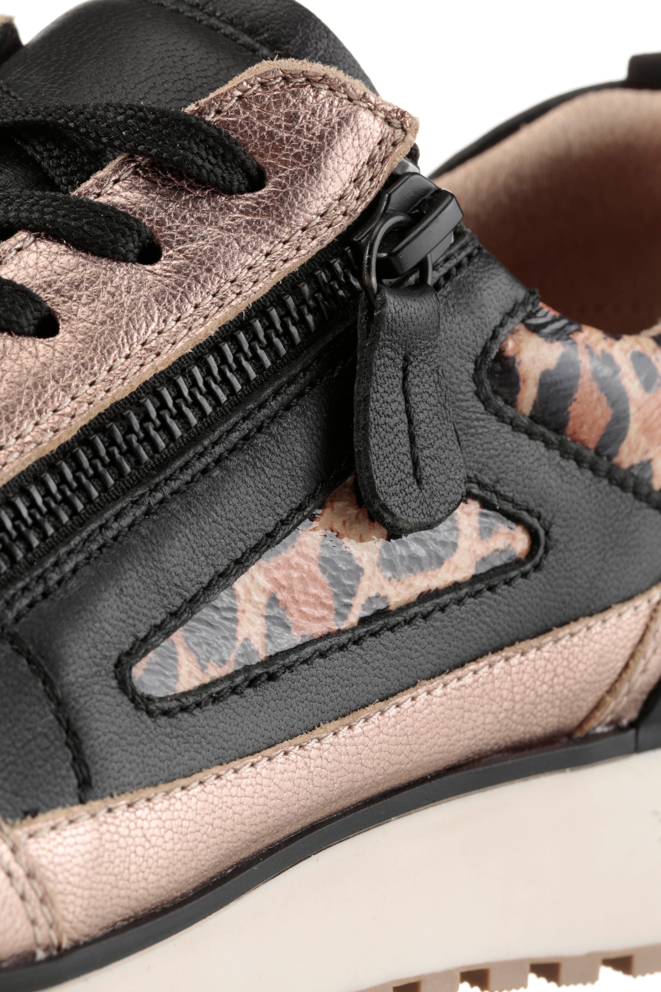 Caprice Keilsneaker, Freizeitschuh, Halbschuh, Schnürer, praktischer Außenreißverschluss