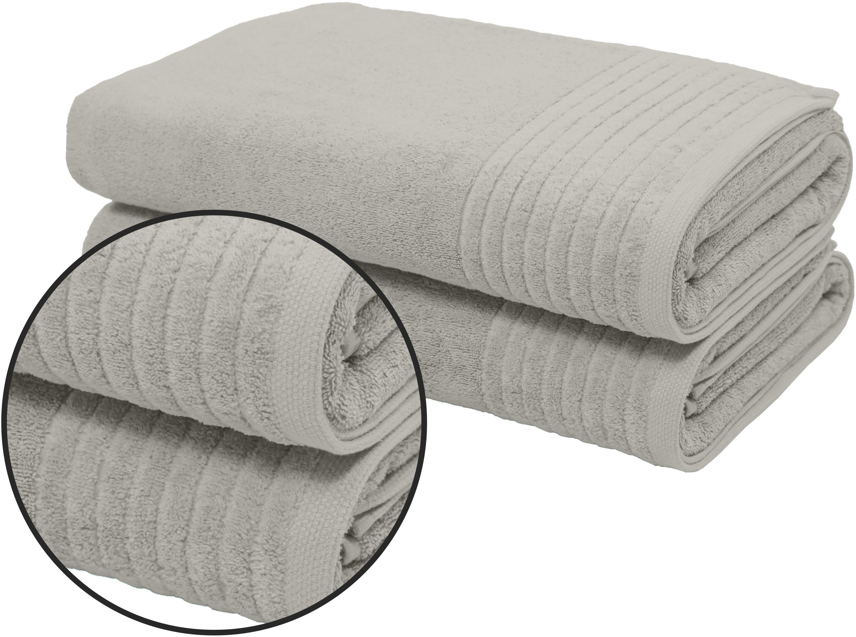 OTTO home Saunatuch "Sanremo Premium, Premium Handtücher, 600 gr/m², 80x200cm" Bordüre, einfarbig, flauschig, weich, dicke Qualität, 5 Jahre Garantie