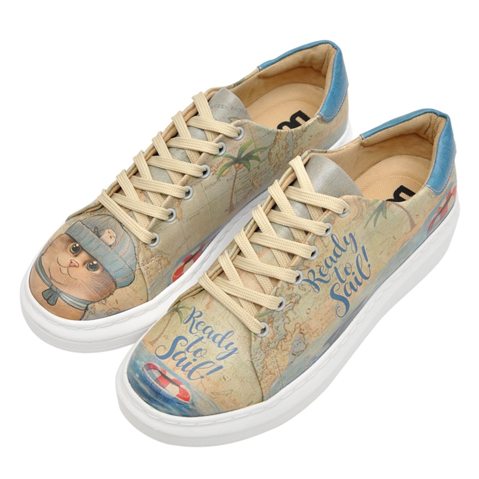 DOGO Plateausneaker "Damen Myra Ready to Sail Vegan Damen Sneaker / female", Vegan