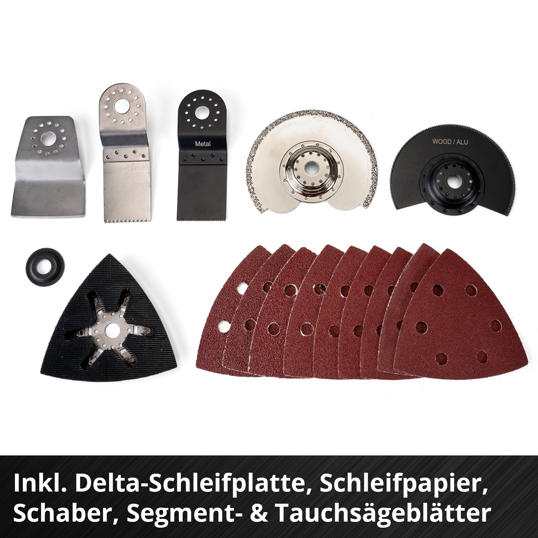Einhell Akku-Multifunktionswerkzeug »VARRITO + 2,5Ah St.-Kit«, (Set), inkl. Akku und Ladegerät
