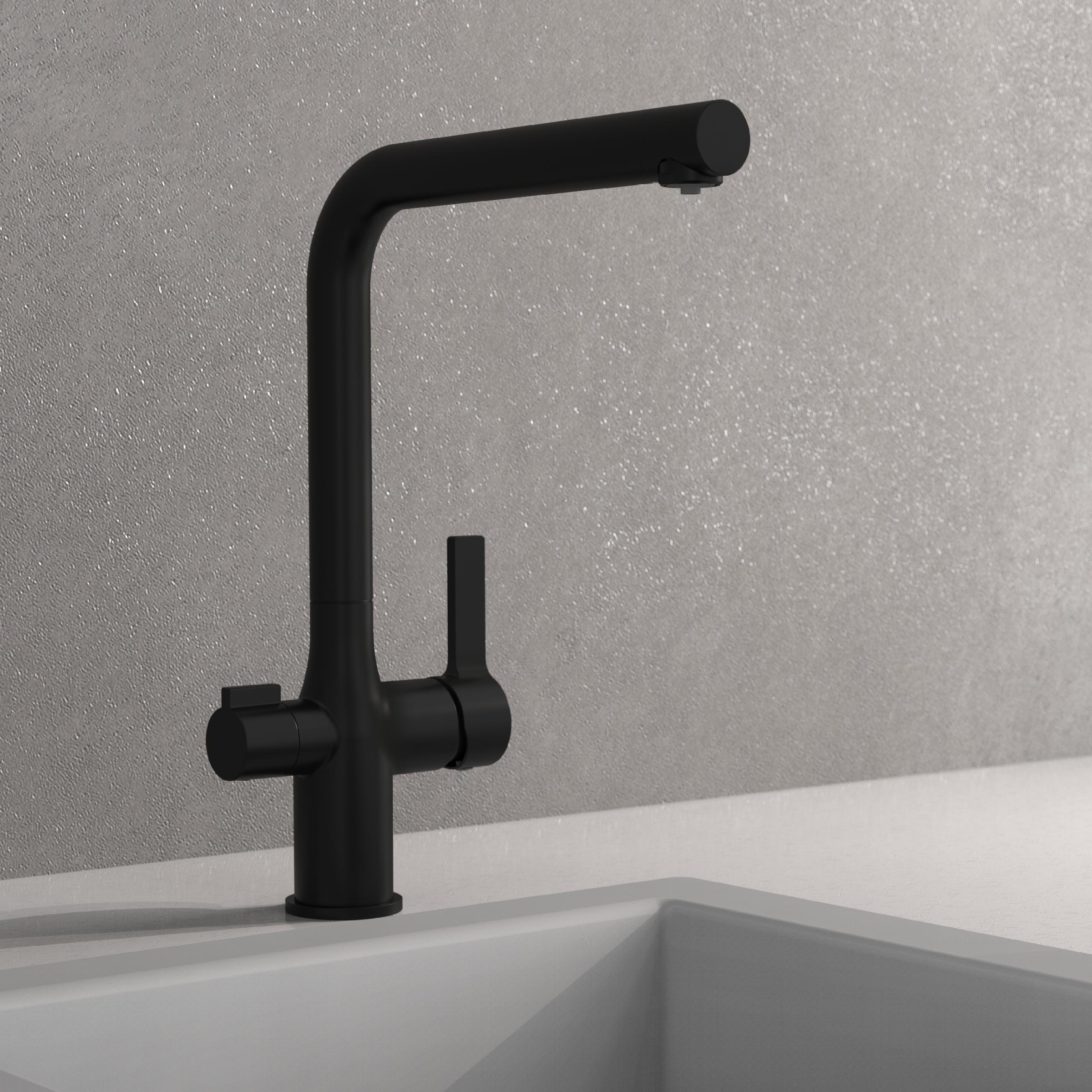 Schütte Spültischarmatur »AQUASTAR PRO«, mit Filtersystem für Trinkwasser, praktische Cold-Start-Funktion