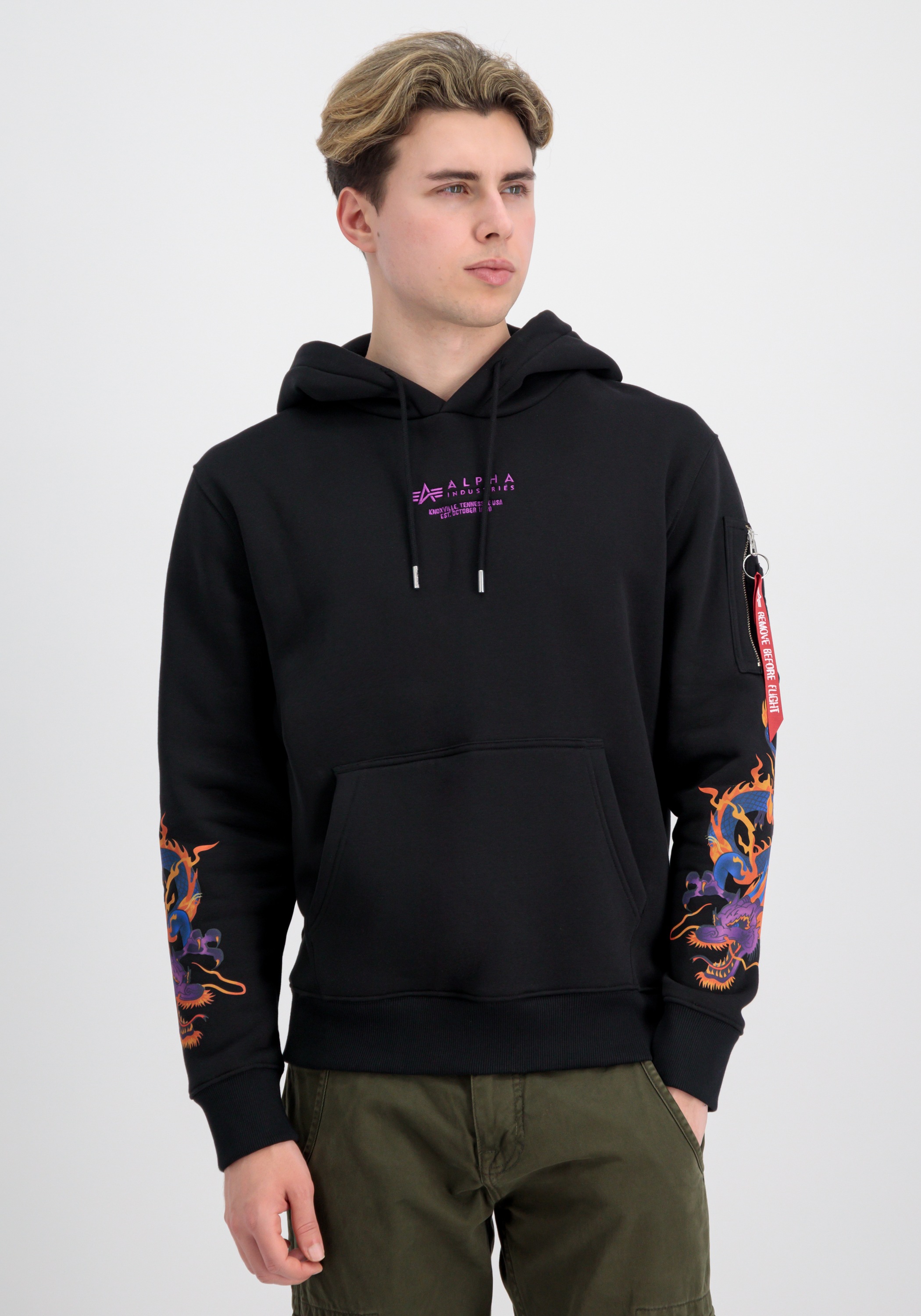 Alpha Industries "Dragon EMB Hoodie" günstig online kaufen