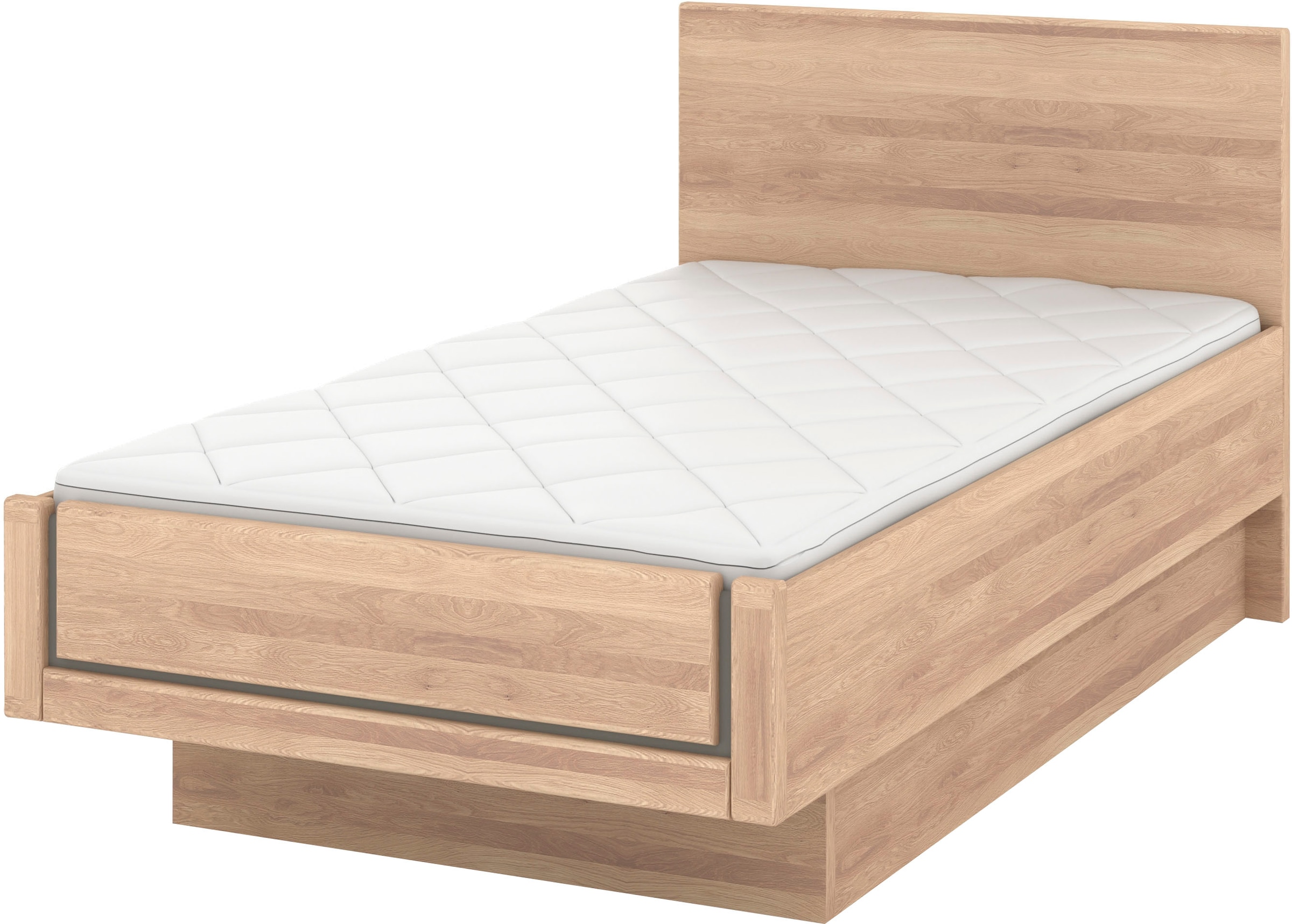 Musterring Holzbett "Sorrent, Bettgestell, Bettrahmen, teilmassiv Eiche", ( günstig online kaufen