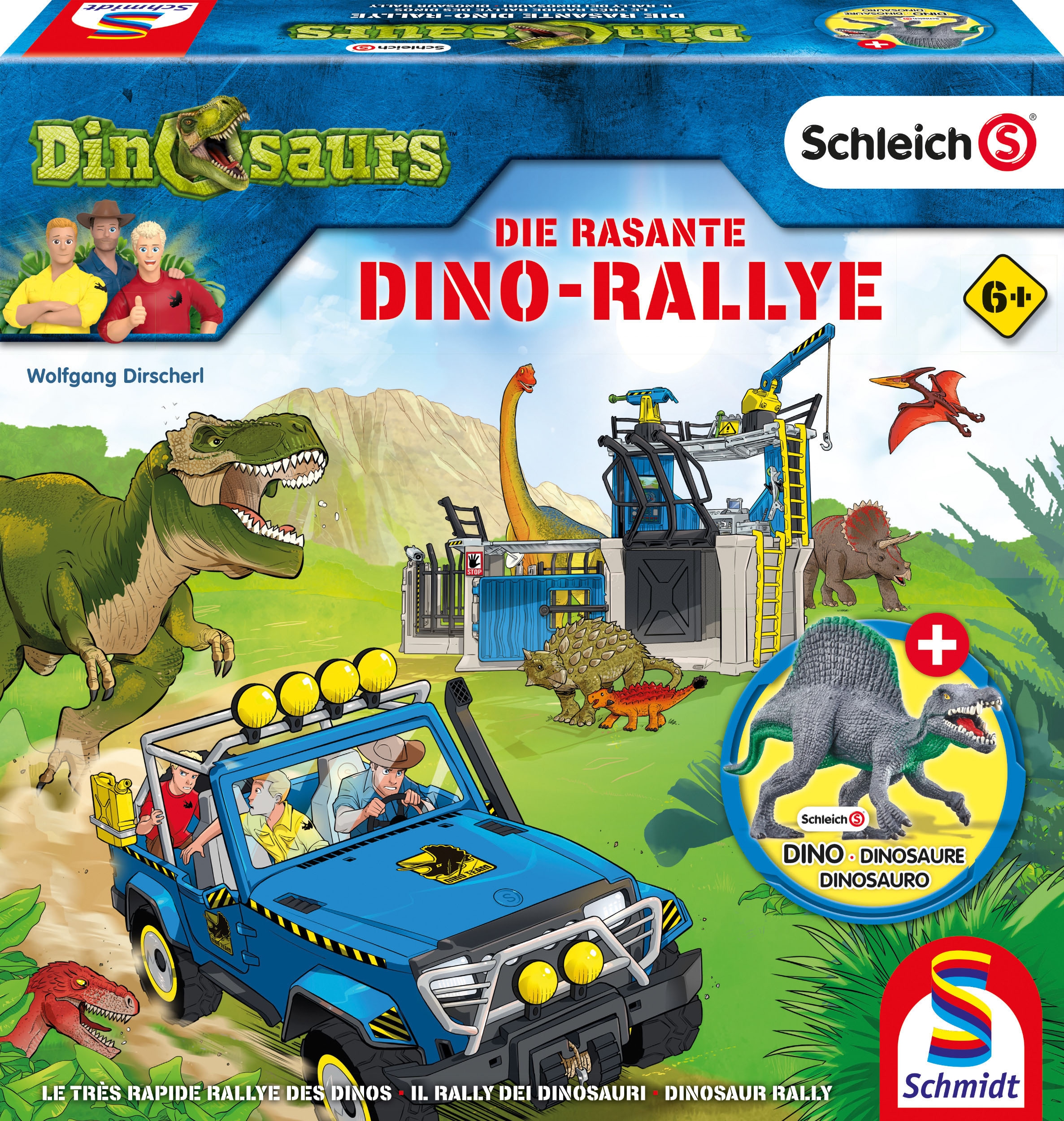 Schmidt Spiele Spiel »Schleich, Dinosaurs, Die rasante Dino-Rallye«, Made in Germany