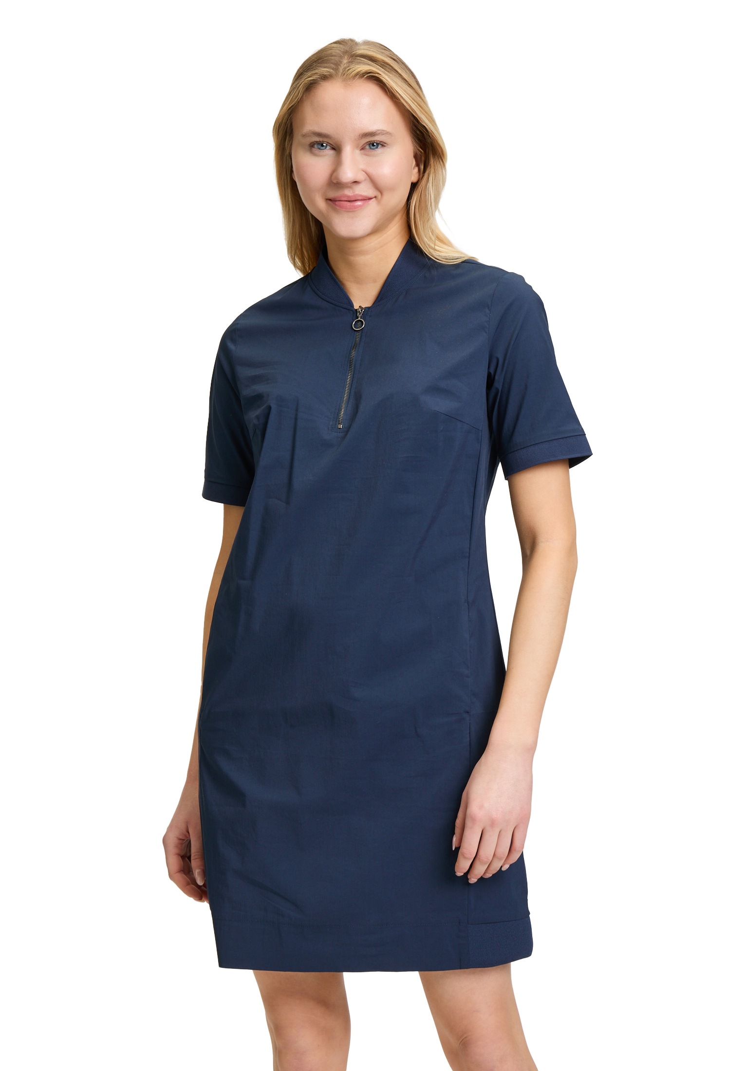 Betty&Co Druckkleid "Betty & Co Damen Casual-Kleid mit Rippbündchen", Mater günstig online kaufen