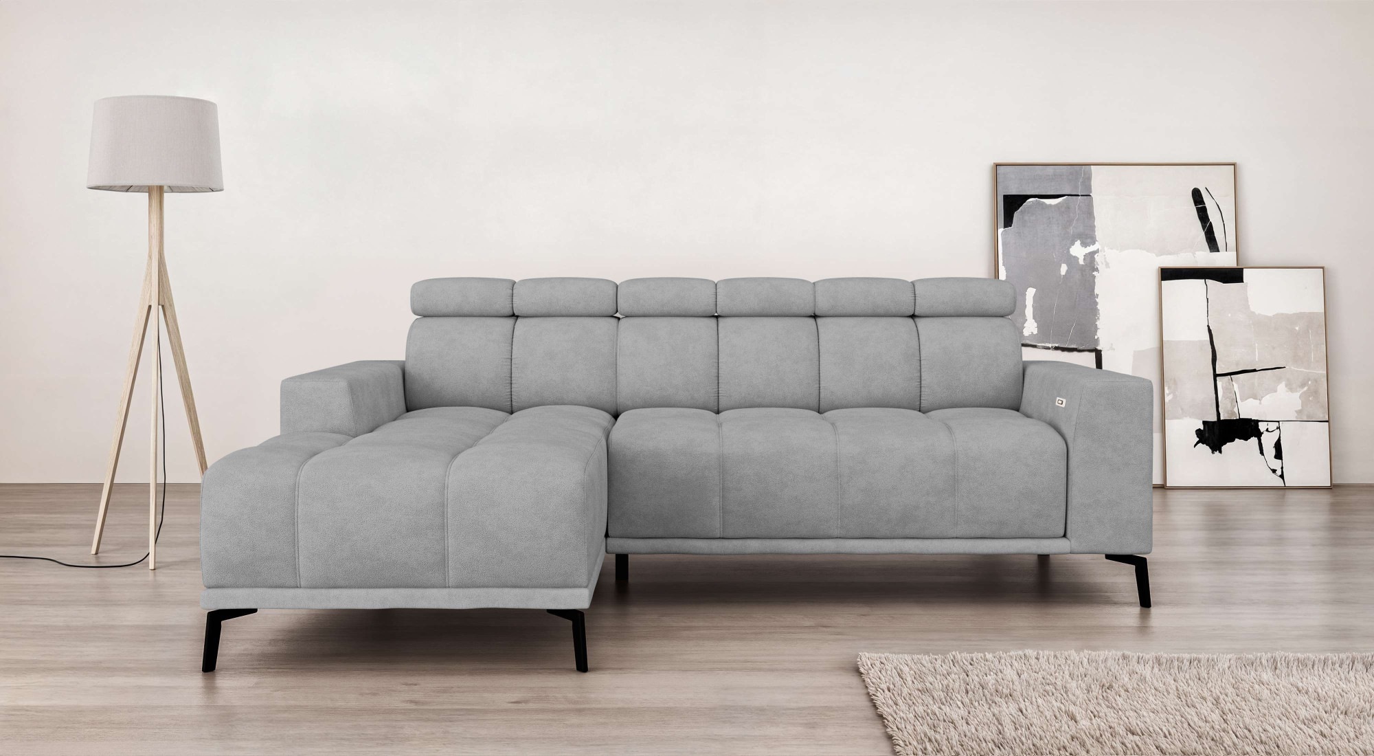 INOSIGN Ecksofa "CAZIE, Designsofa, L-Form, trendige Bubble-Optik,", L-Form günstig online kaufen
