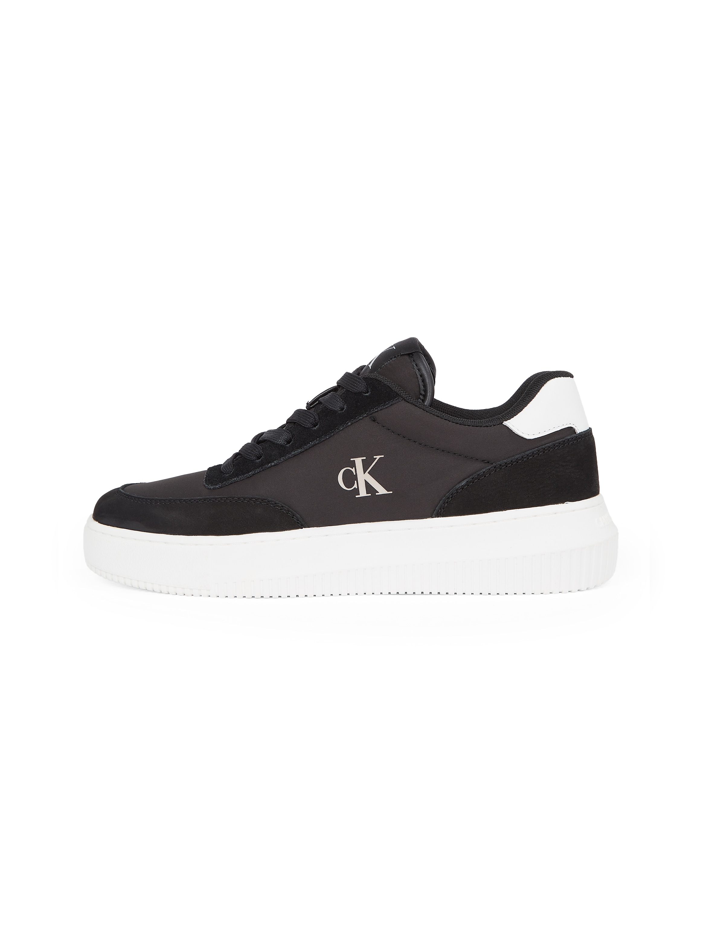 Calvin Klein Jeans Sneaker »CHUNKY CUPSOLE LOW MIX IN«, Freizeitschuh, Halbschuh, Schnürschuh mit CK Logo