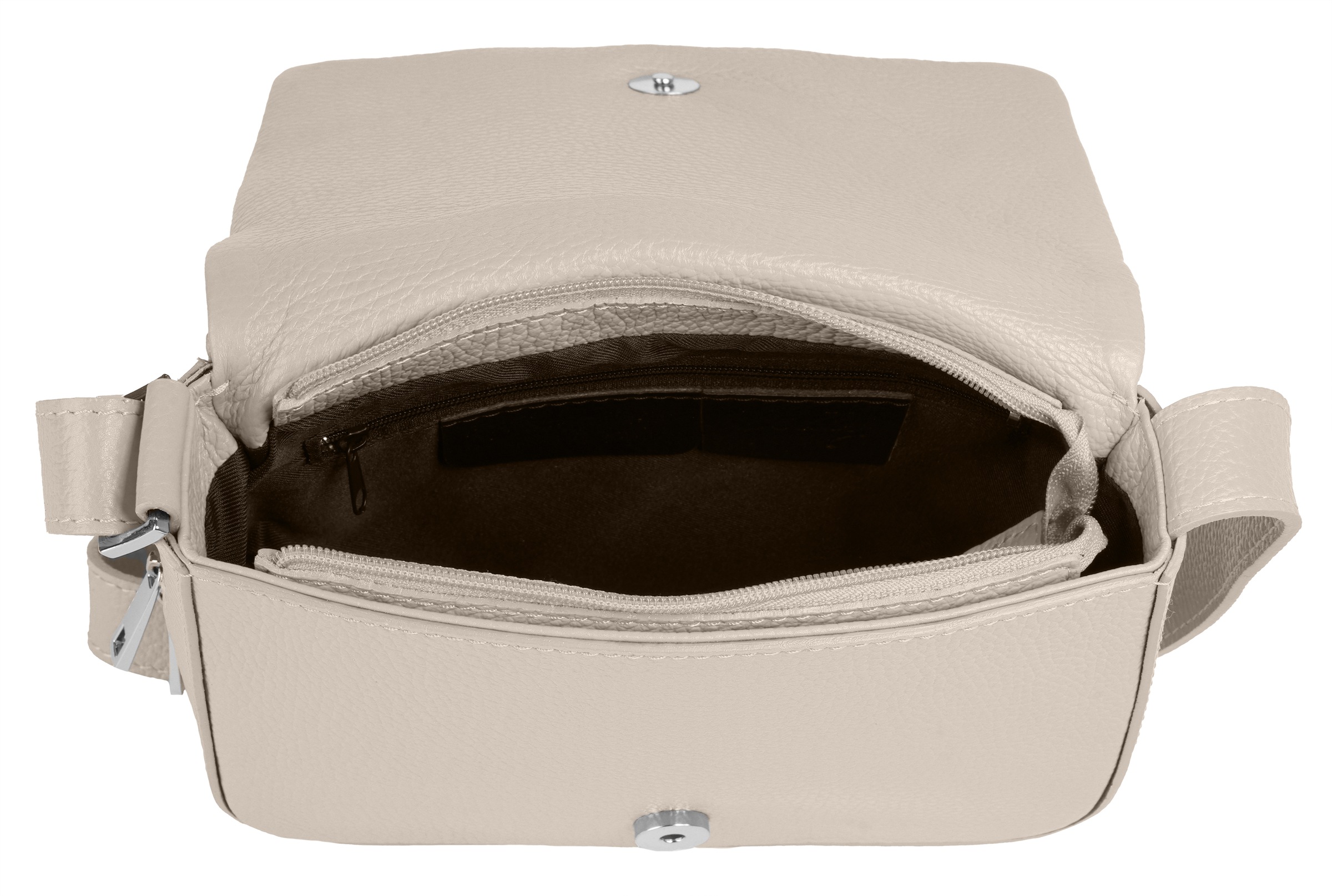 Cluty Henkeltasche, echt Leder, Made in Italy