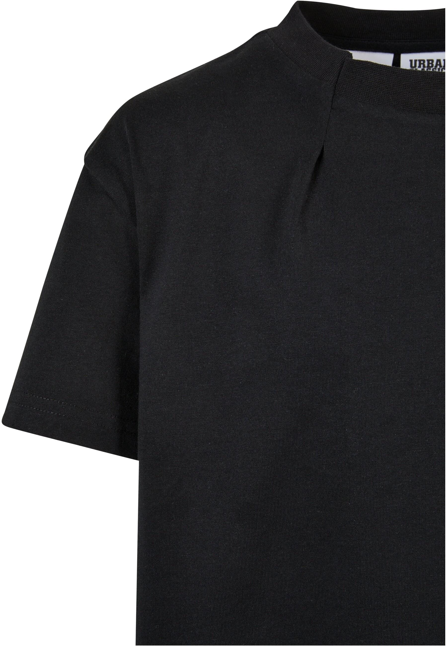 URBAN CLASSICS T-Shirt »Urban Classics Damen Girls Organic Oversized Pleat Tee«, (1 tlg.)