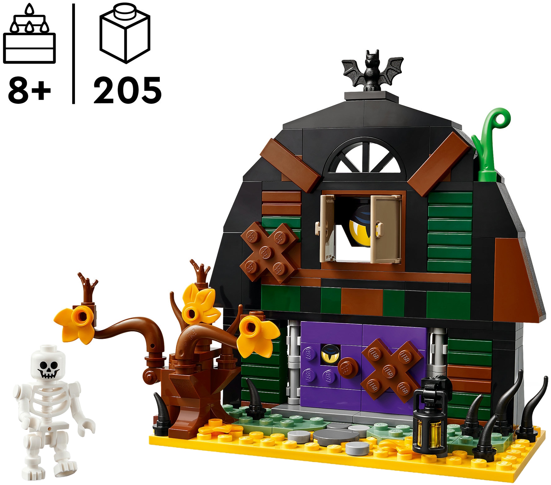 LEGO® Konstruktionsspielsteine »Halloween-Scheune (40721), LEGO Iconic« Made in Europe