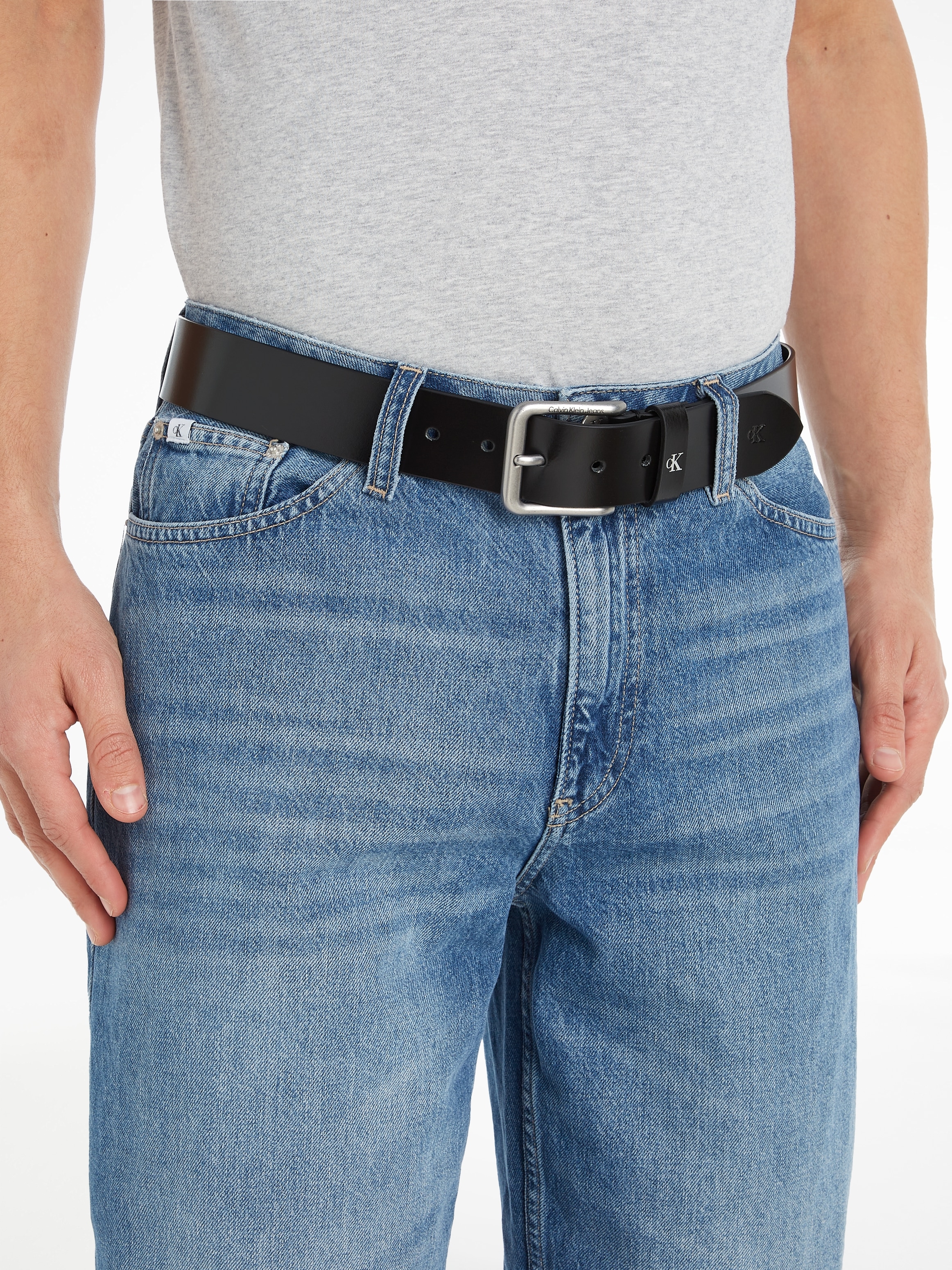 Calvin Klein Jeans Ledergürtel »Gürtel CLASSIC ROUND LTH« bestellen | BAUR