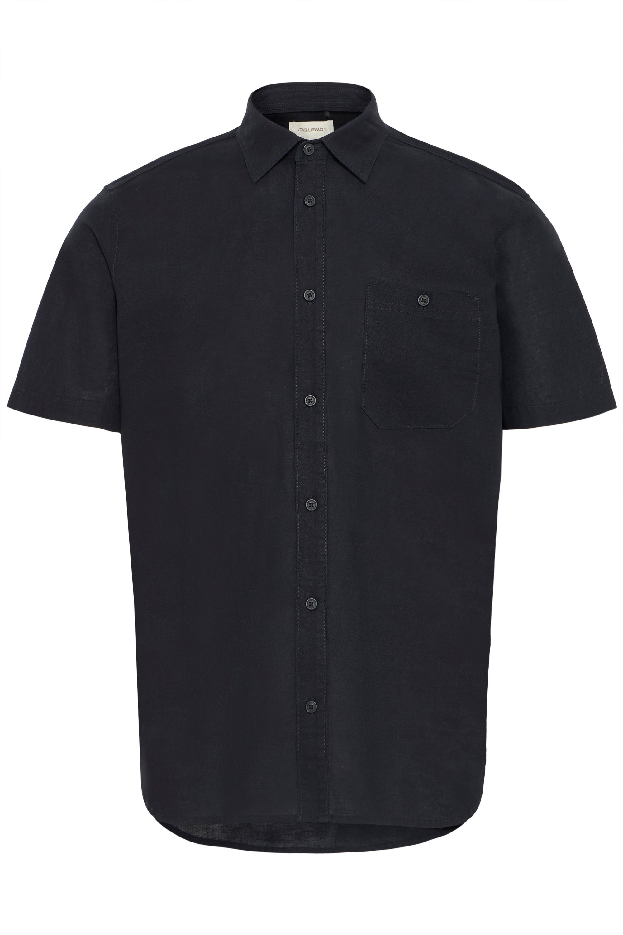 Blend Leinenhemd "BHBAY LINEN", Stilvolles Kurzarmhemd aus Leinenmix günstig online kaufen