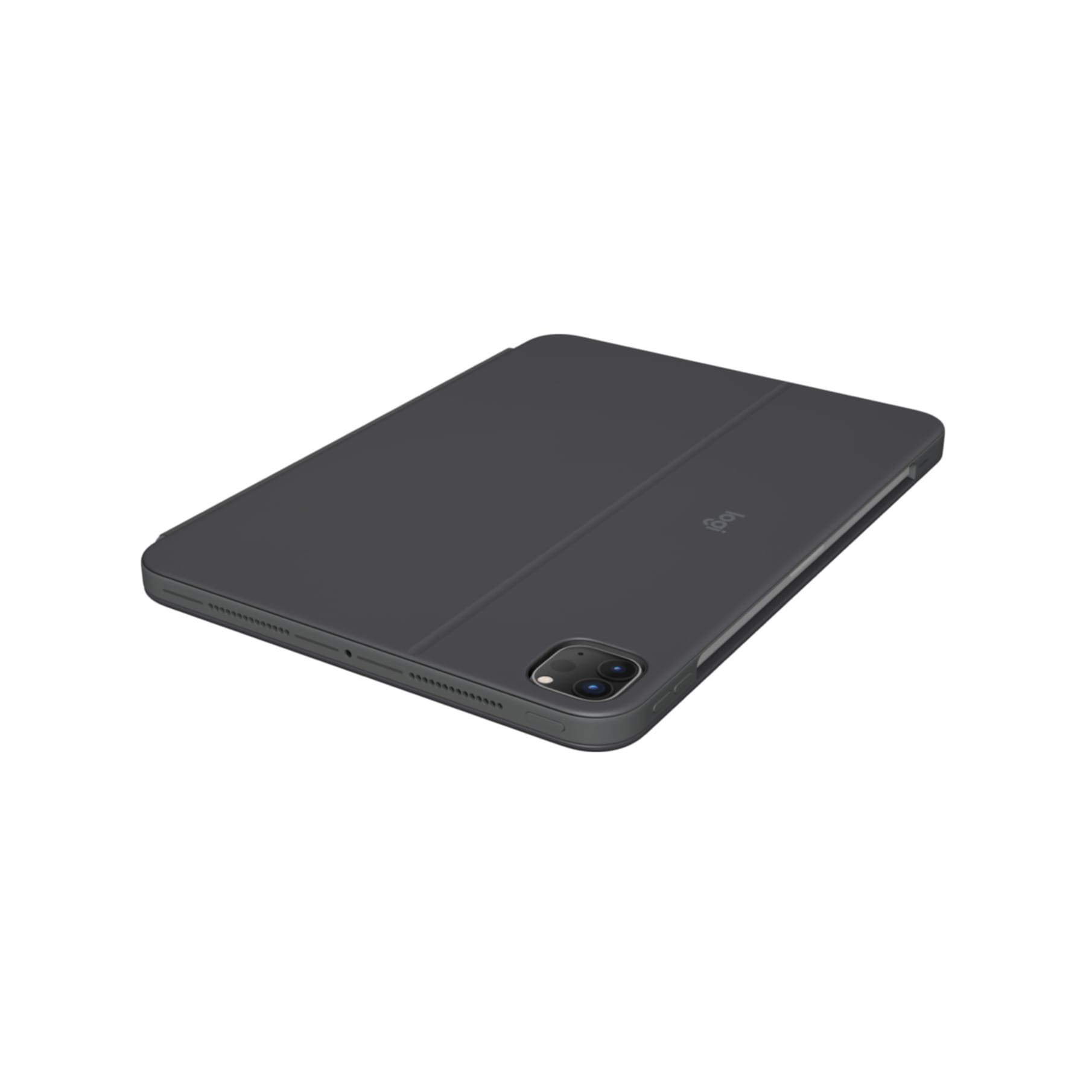 Logitech Tablet-Tastatur »Combo Touch«, (Angenehmes Tippen-verstellbare Füße-ausklappbare Füße-Touchpad-Schutzhülle-iOS Sondertasten-Multimedia-Tasten-Lautstärkeregler-Handgelenkauflage)
