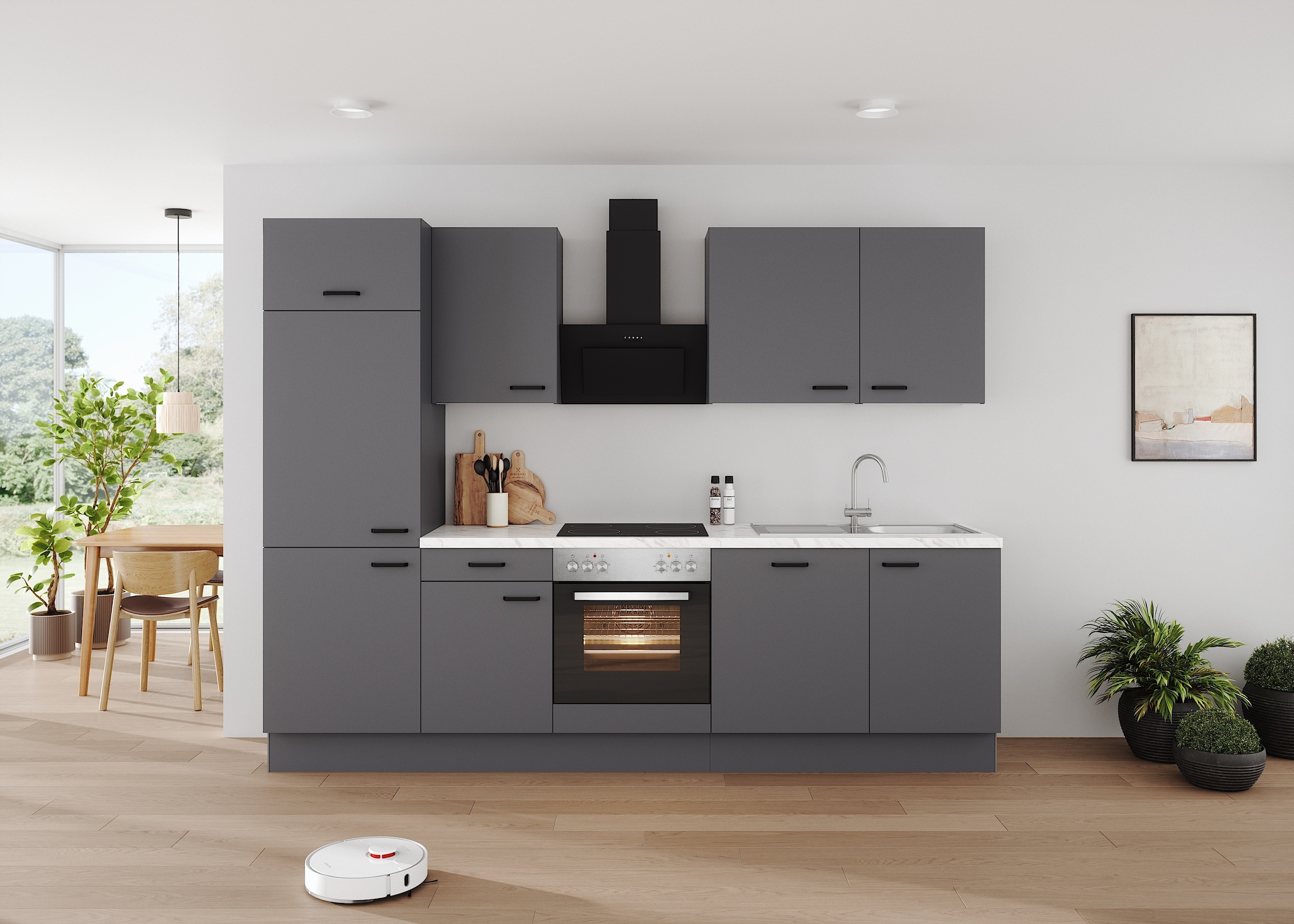 KOCHSTATION Küchenzeile »KS-Paula«