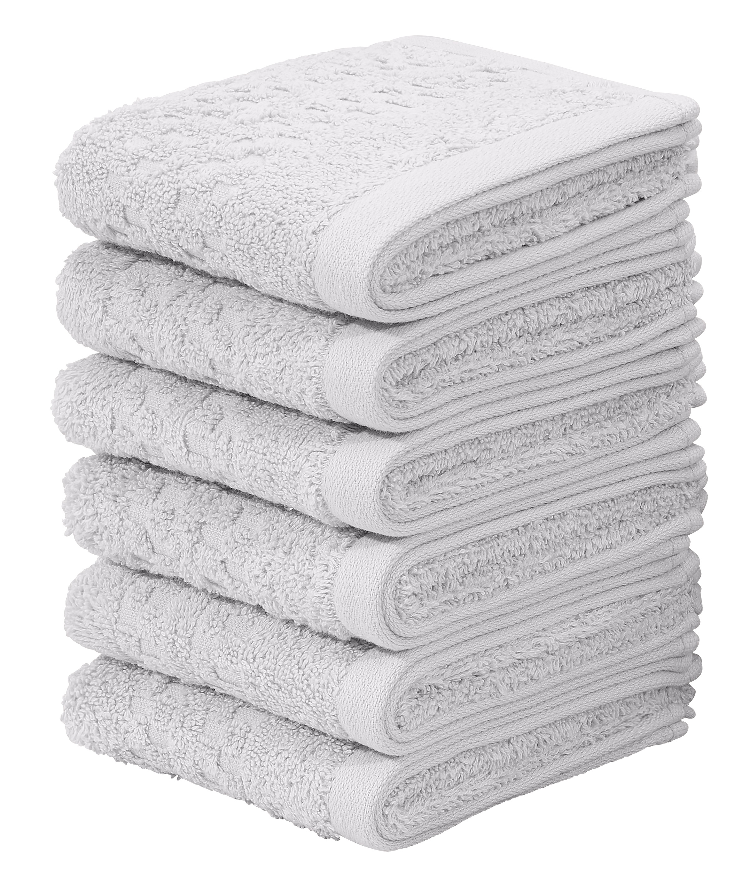 my home Gästehandtücher "Regona, Gästehandtücher 30x50cm, flauschig und wei günstig online kaufen