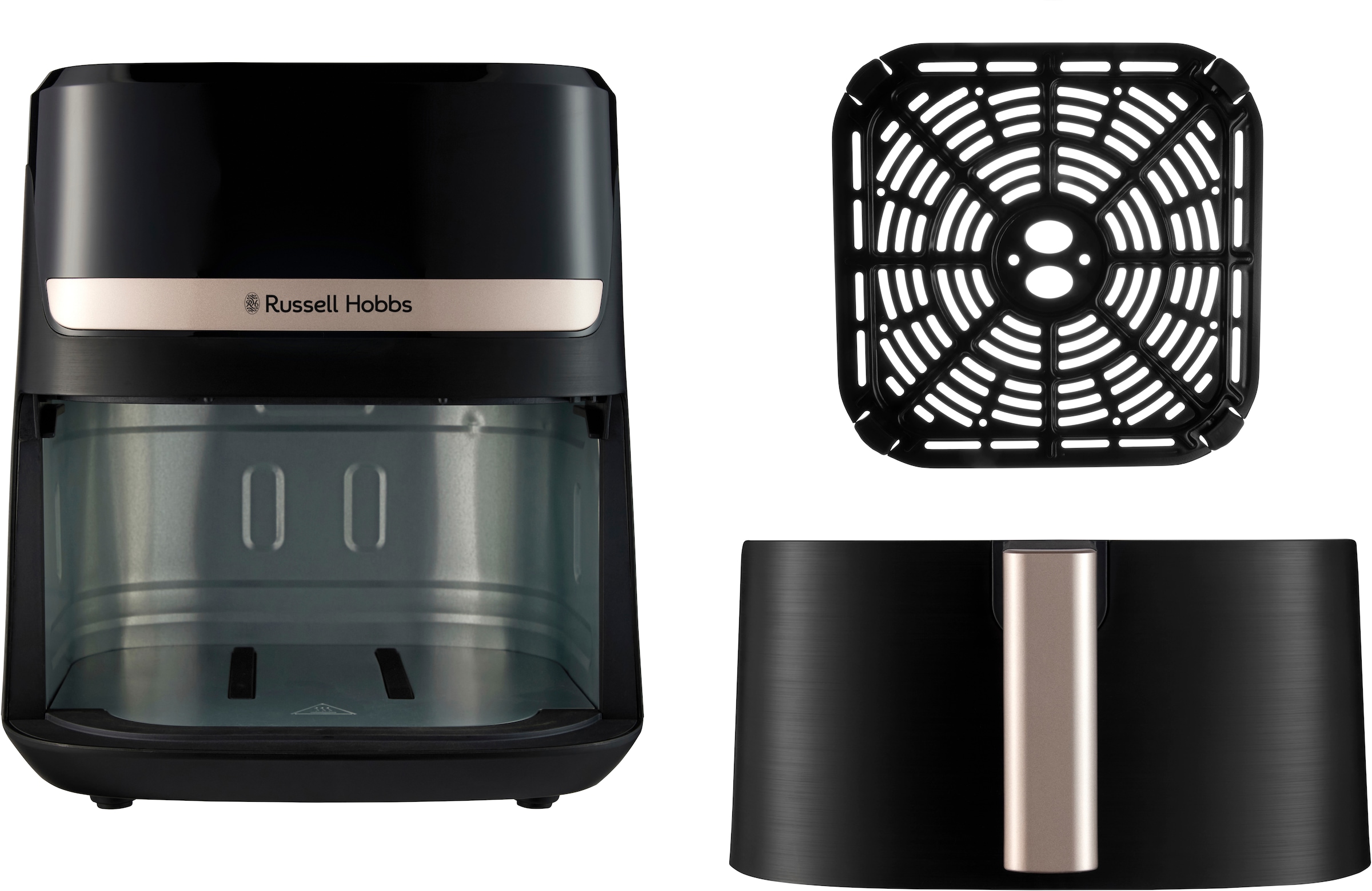 RUSSELL HOBBS Heißluftfritteuse »27620-56 SatisFry, 5L«, 1500 W, Fassungsvermögen 5,5 l, Airfryer–wenig oder kein Öl erforderlich, 9 Programme, 5,5 L