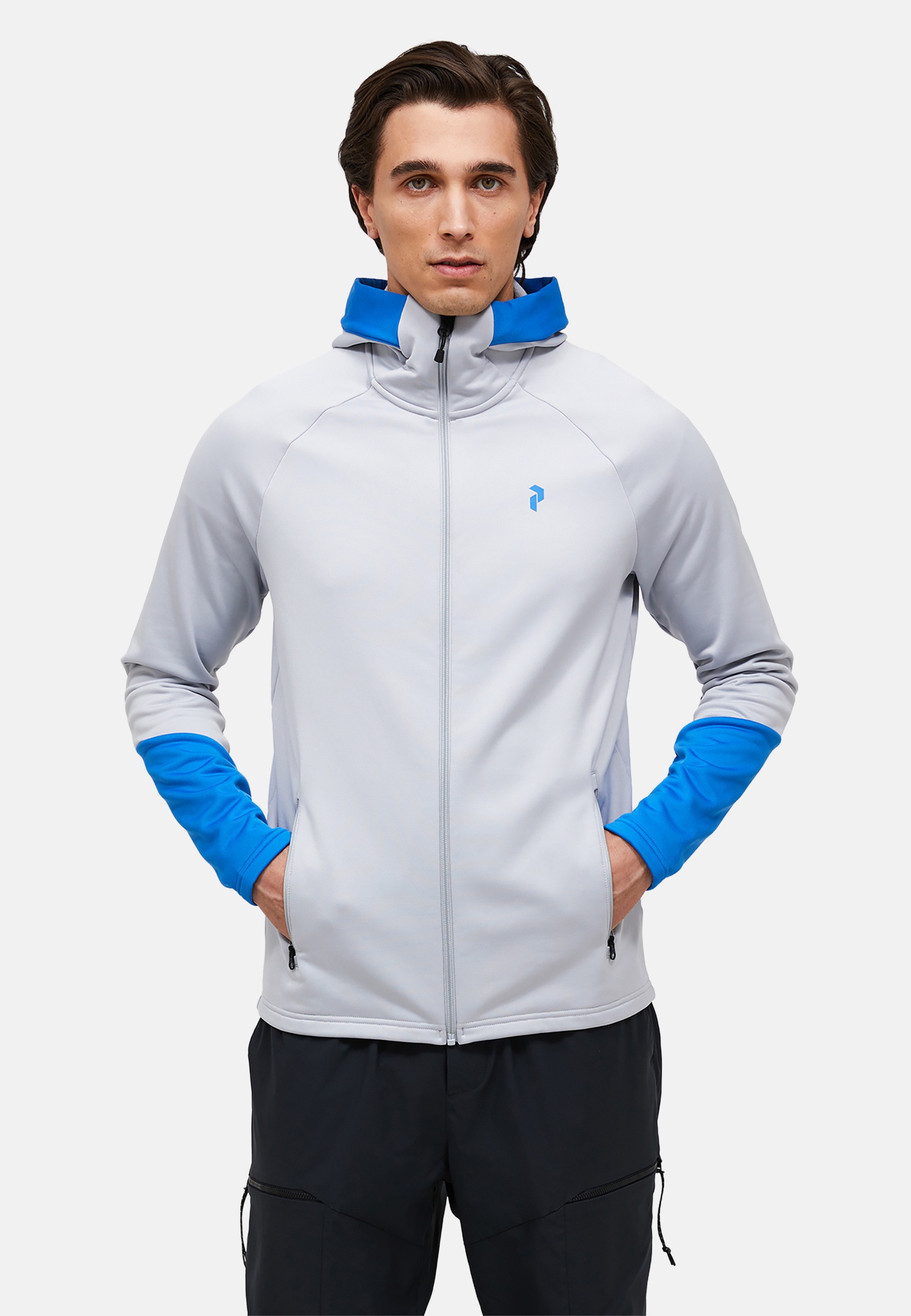 Peak Performance Fleecejacke »M Rider Essentials Midlayer Zip Hood« mit sportivem Design