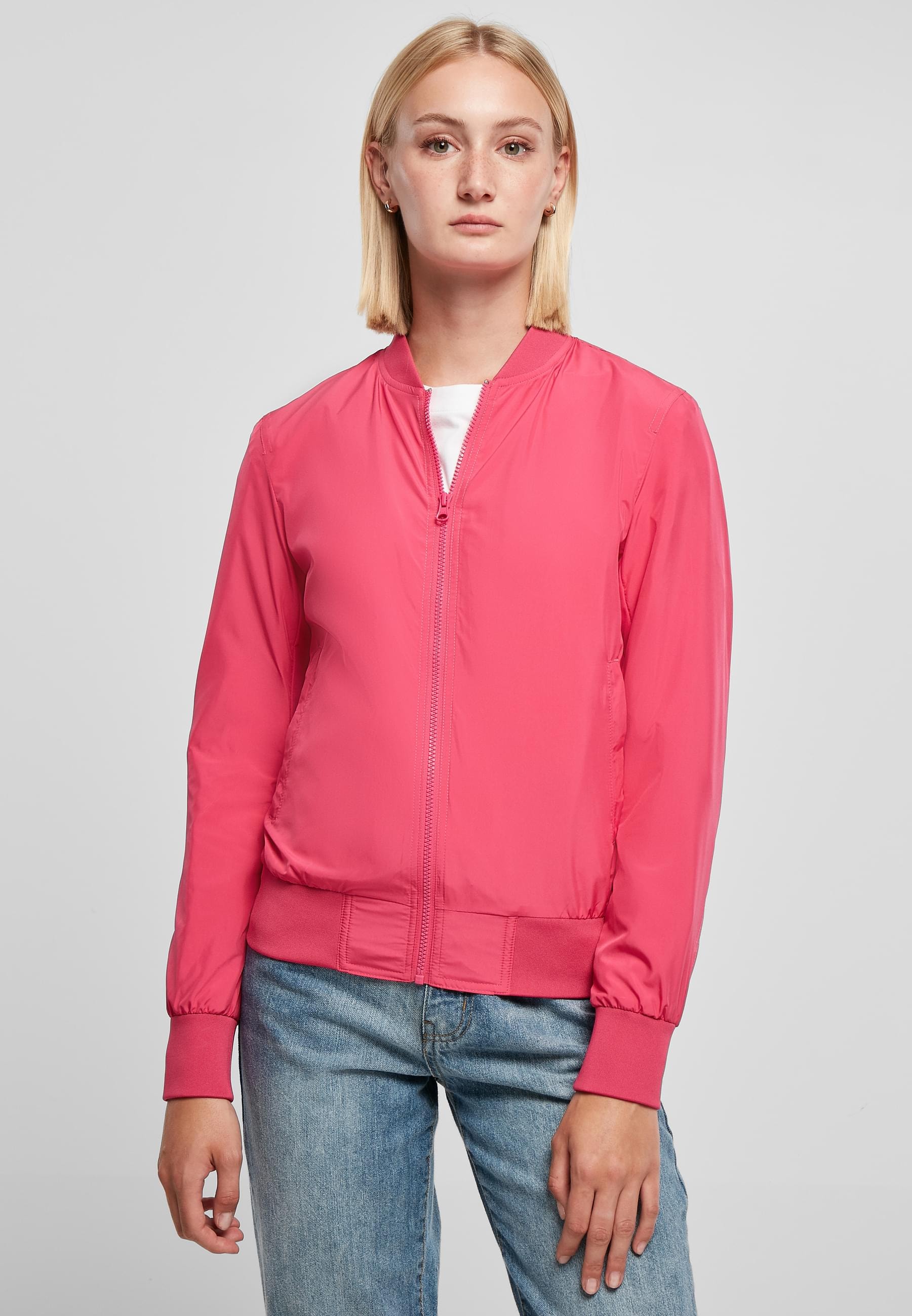 URBAN CLASSICS Allwetterjacke »Urban Classics Damen Ladies Light Bomber Jacket«, (1 St.), ohne Kapuze