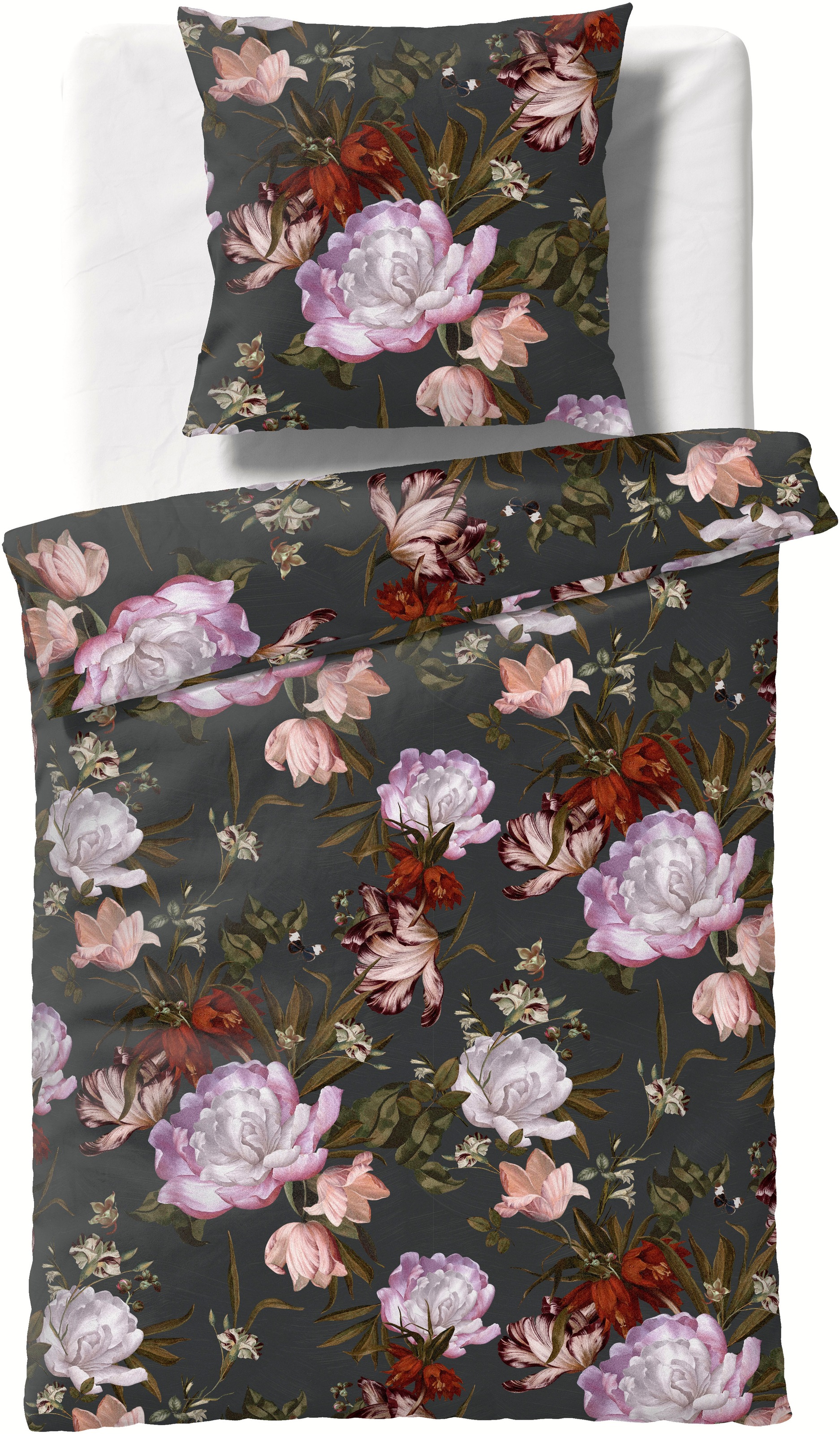 fleuresse Bettwäsche "Bed Art S" 2 Stk. tlg. Mako Satin-Bettwäsche aus 100% günstig online kaufen