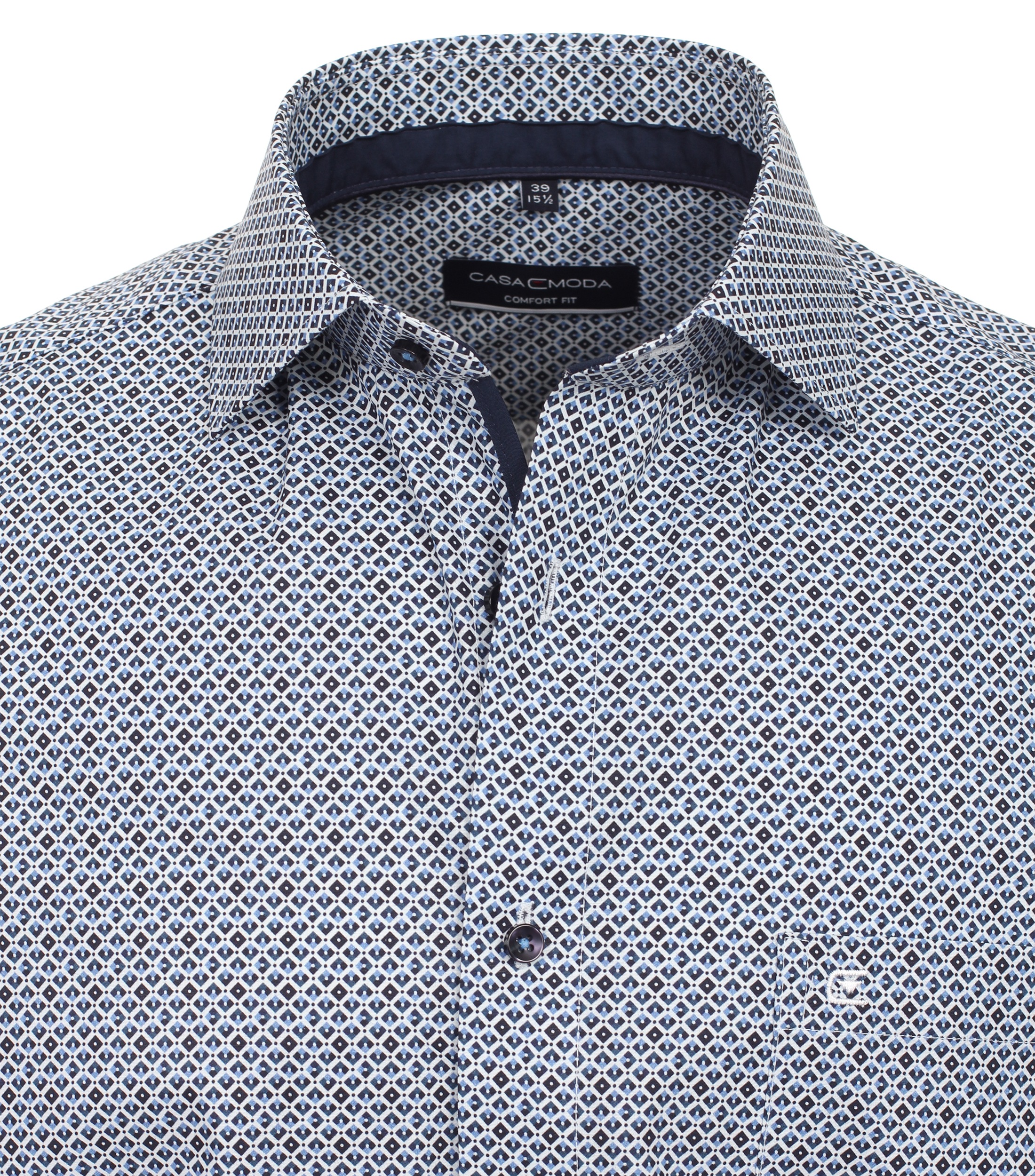 CASAMODA Businesshemd »CASAMODA Businesshemd Kurzarm Print«