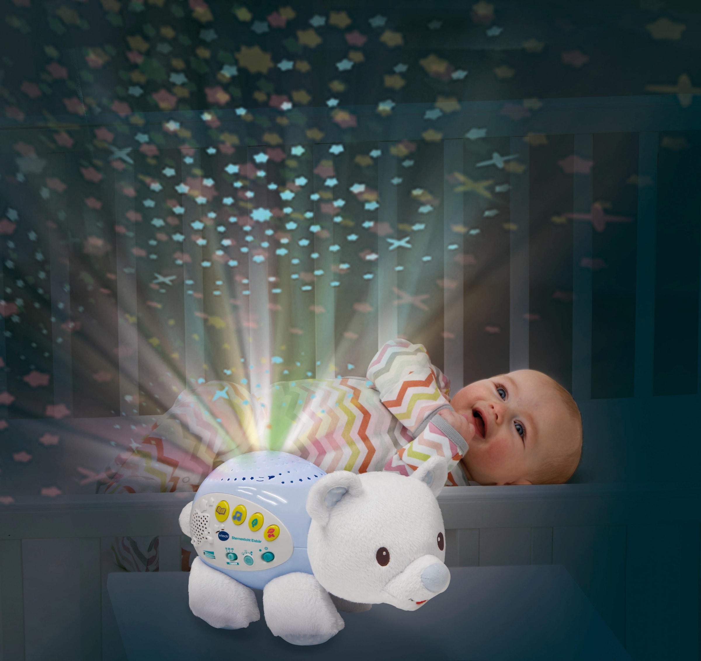 Vtech® Nachtlicht »VTechBaby, Sternenlicht Eisbär«, mit Musik