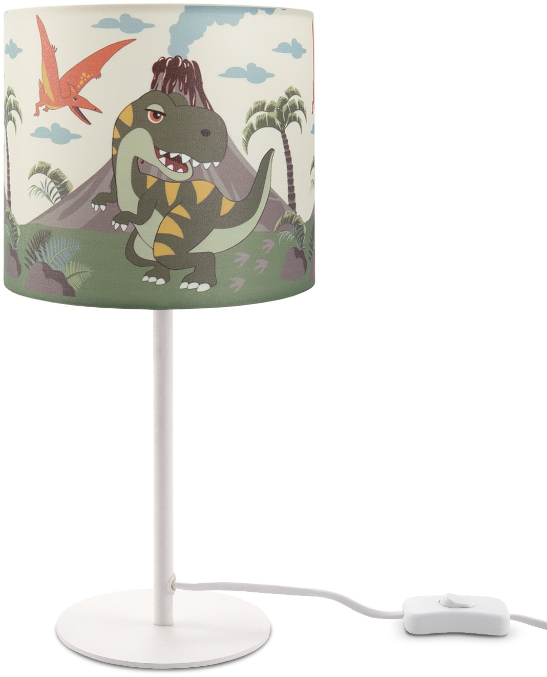 Paco Home E14 Dinosaurier, BAUR Tischleuchte LED »Diamond im Sale Kinderzimmer, | 1 Lampe Kinderlampe flammig-flammig, 636«, Tischleuchte