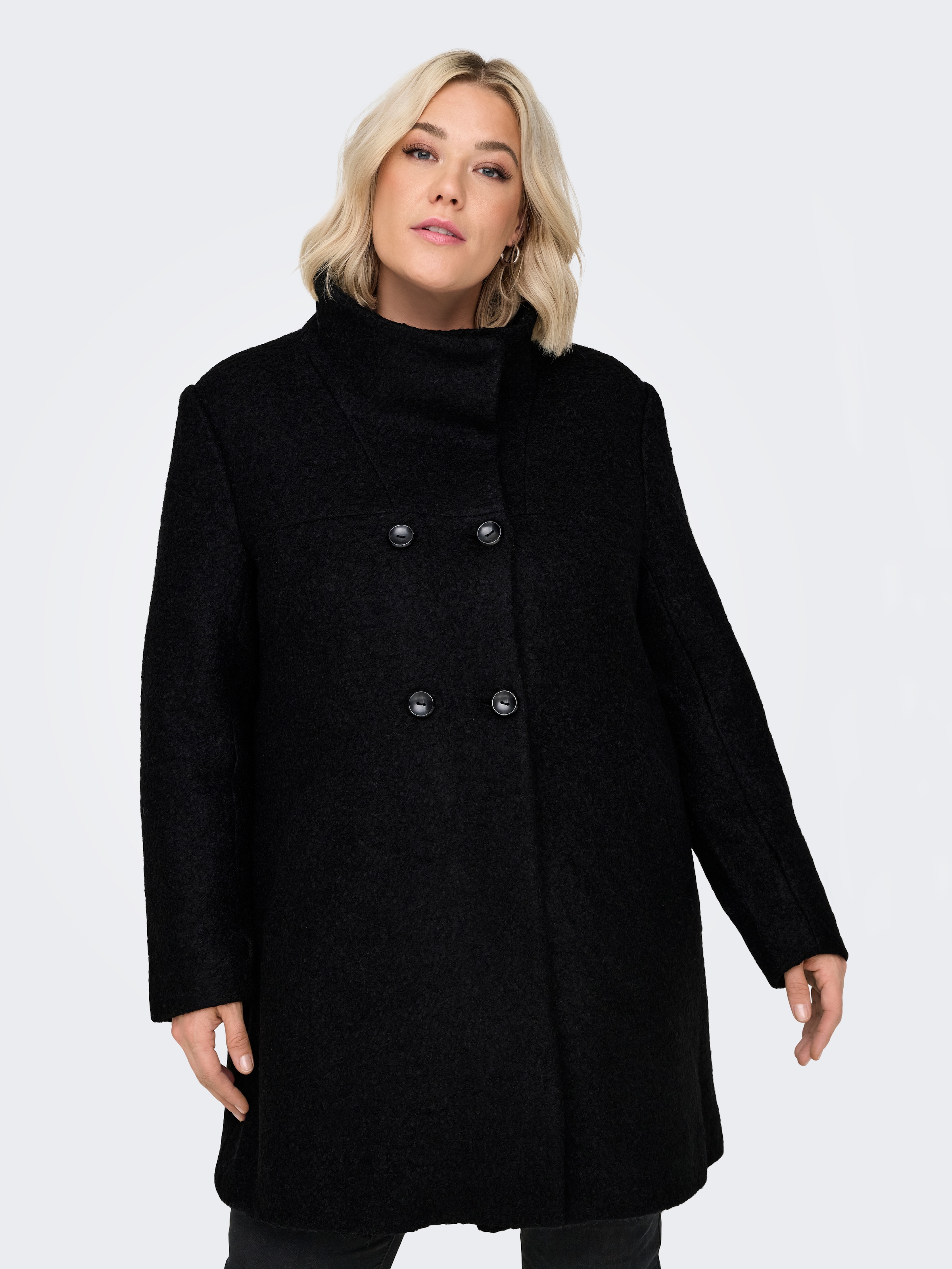ONLY CARMAKOMA Kurzmantel "CARNEWSOPHIA WOOL COAT OTW" günstig online kaufen