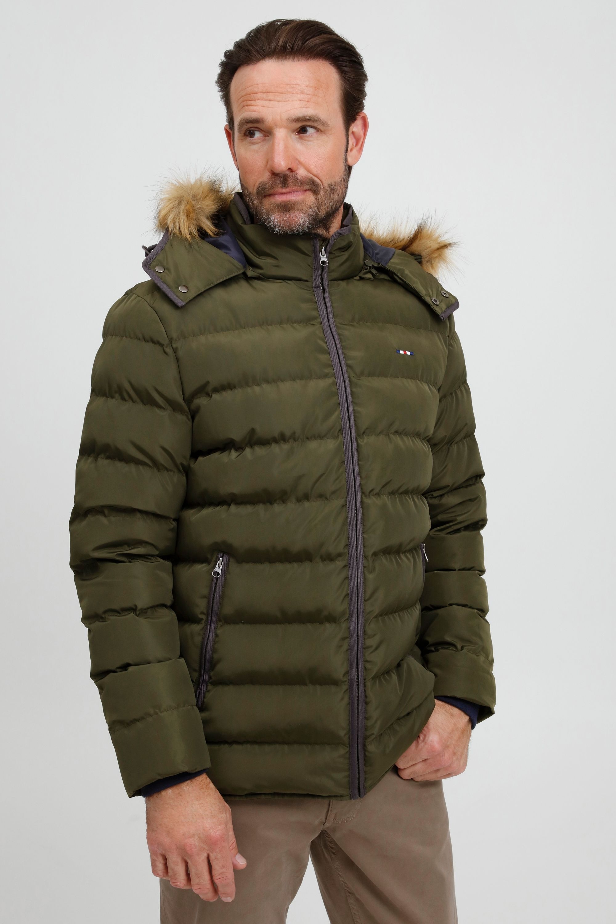 FQ1924 Steppjacke »Steppjacke FQAksel«, mit Kapuze