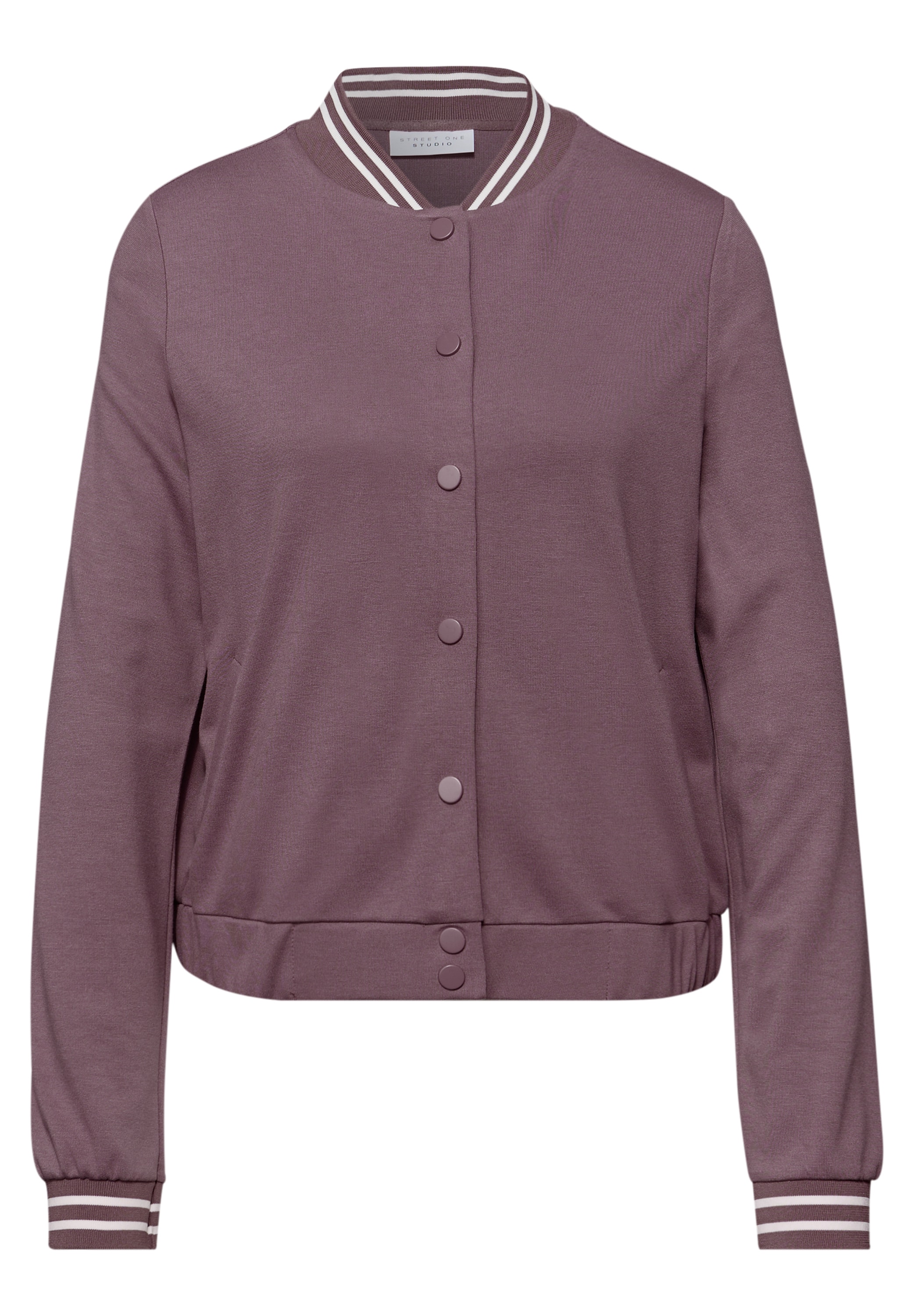 STREET ONE STUDIO Blouson ohne Kapuze mit College-Style Details