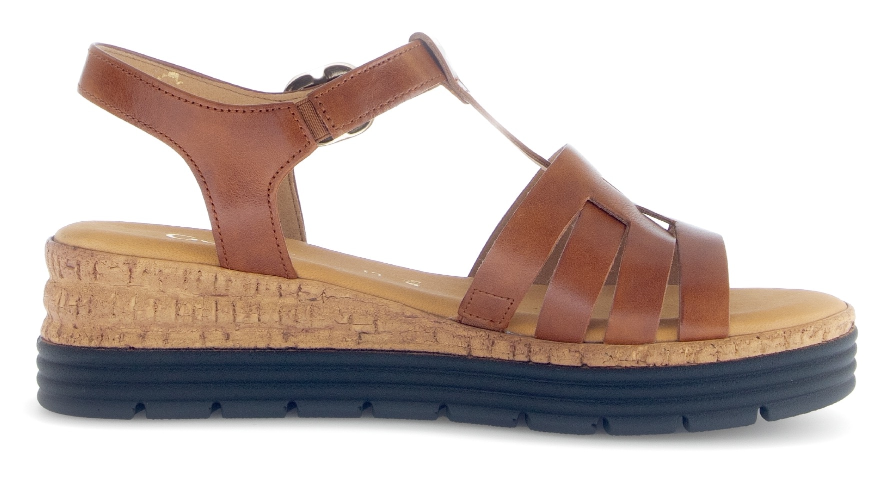 Gabor Keilsandalette »GENUA«, Riemchensandale, Sommerschuh mit Klettverschluss, G-Weite