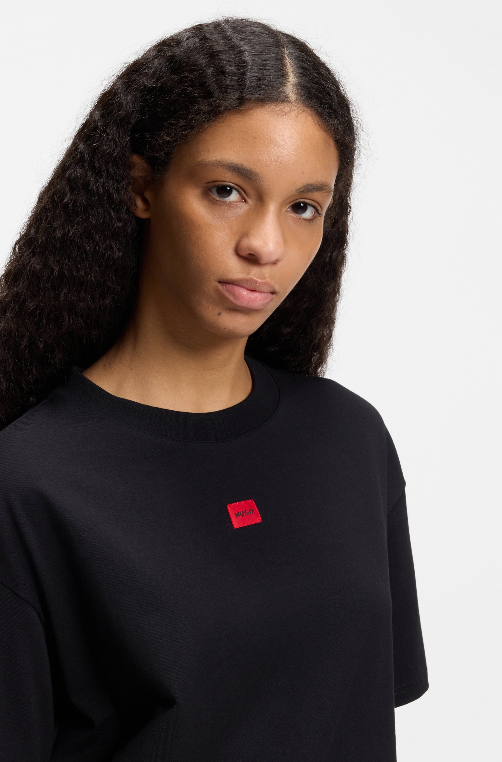 Thumbnail - HUGO Underwear T-Shirt "Signature" normale Passofrm, Rundhals