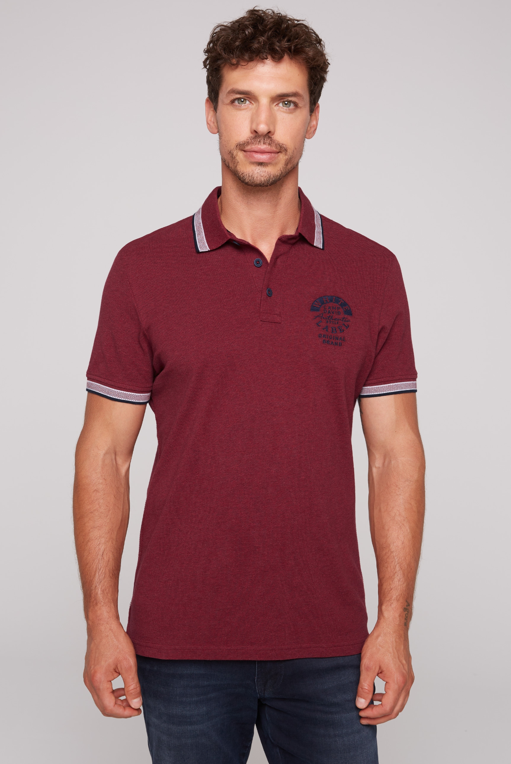 Poloshirt, aus Baumwolle