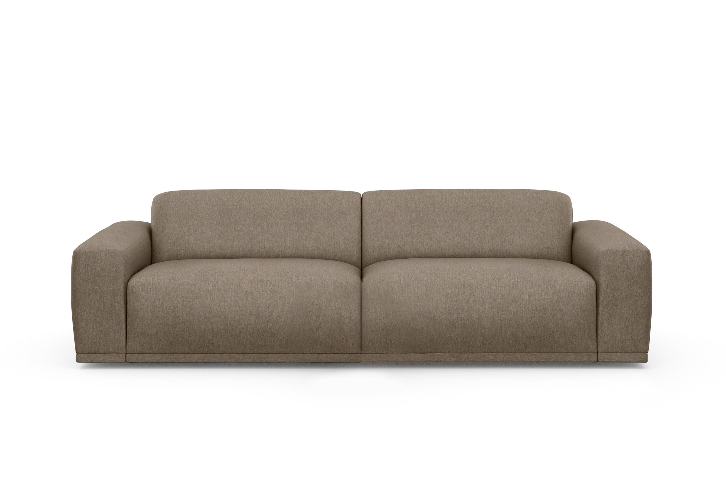 TRENDMANUFAKTUR Big-Sofa »Braga, mit hochwertigem Kaltschaum, Megasofa, in Cord erhältlich«, modernes Big-Sofa, Couch mit hohem Sitzkomfort, 254/72/107 cm (B/H/T)