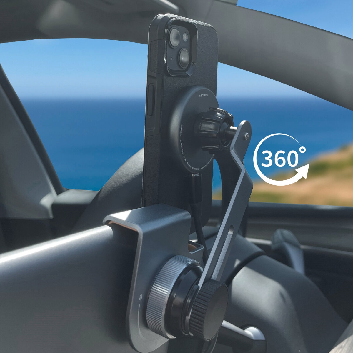 4smarts Wireless Charger »Qi2 Screen Mount«