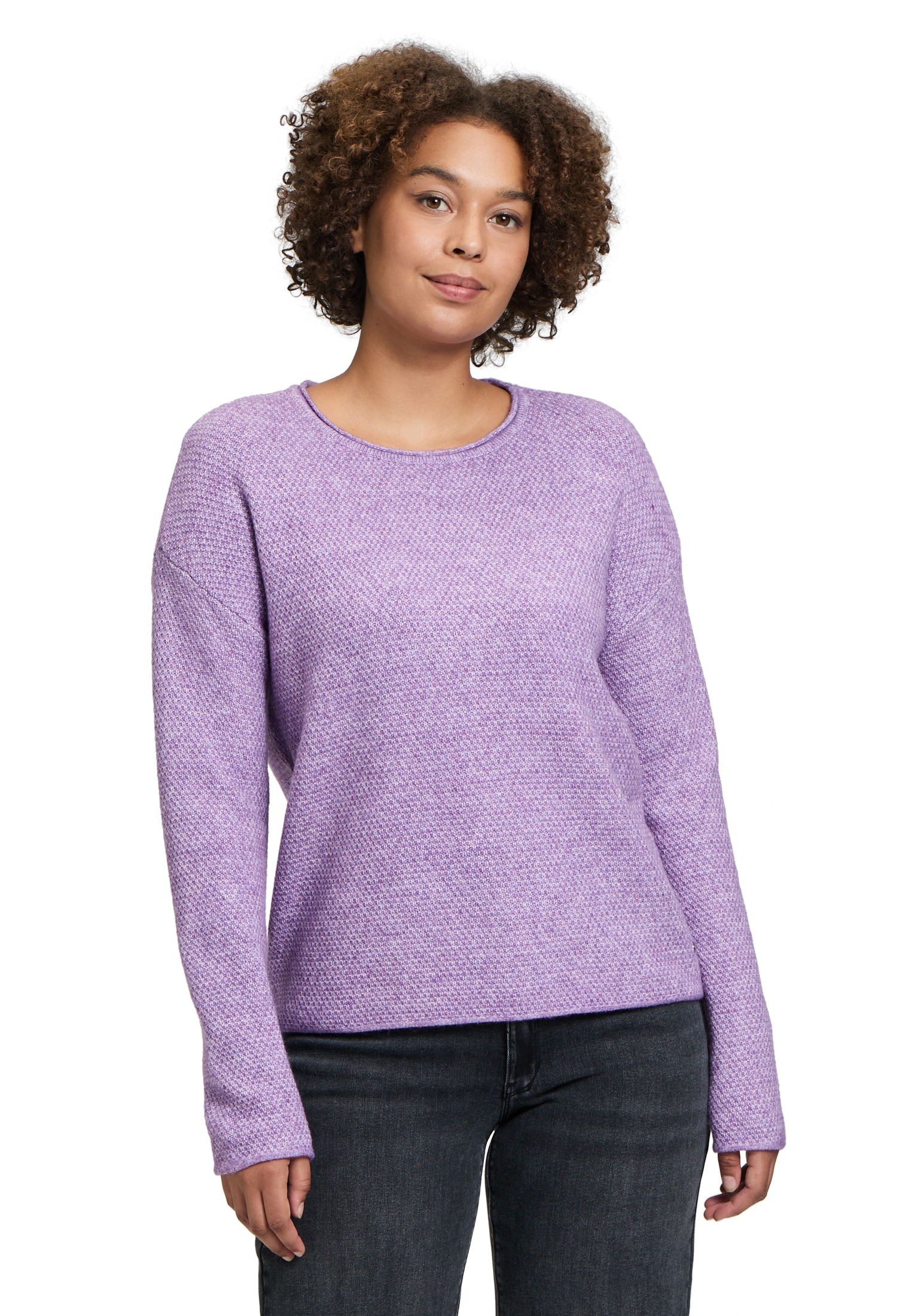 Betty&Co Strickpullover "Betty & Co Damen Strickpullover mit Rundhalsaussch günstig online kaufen