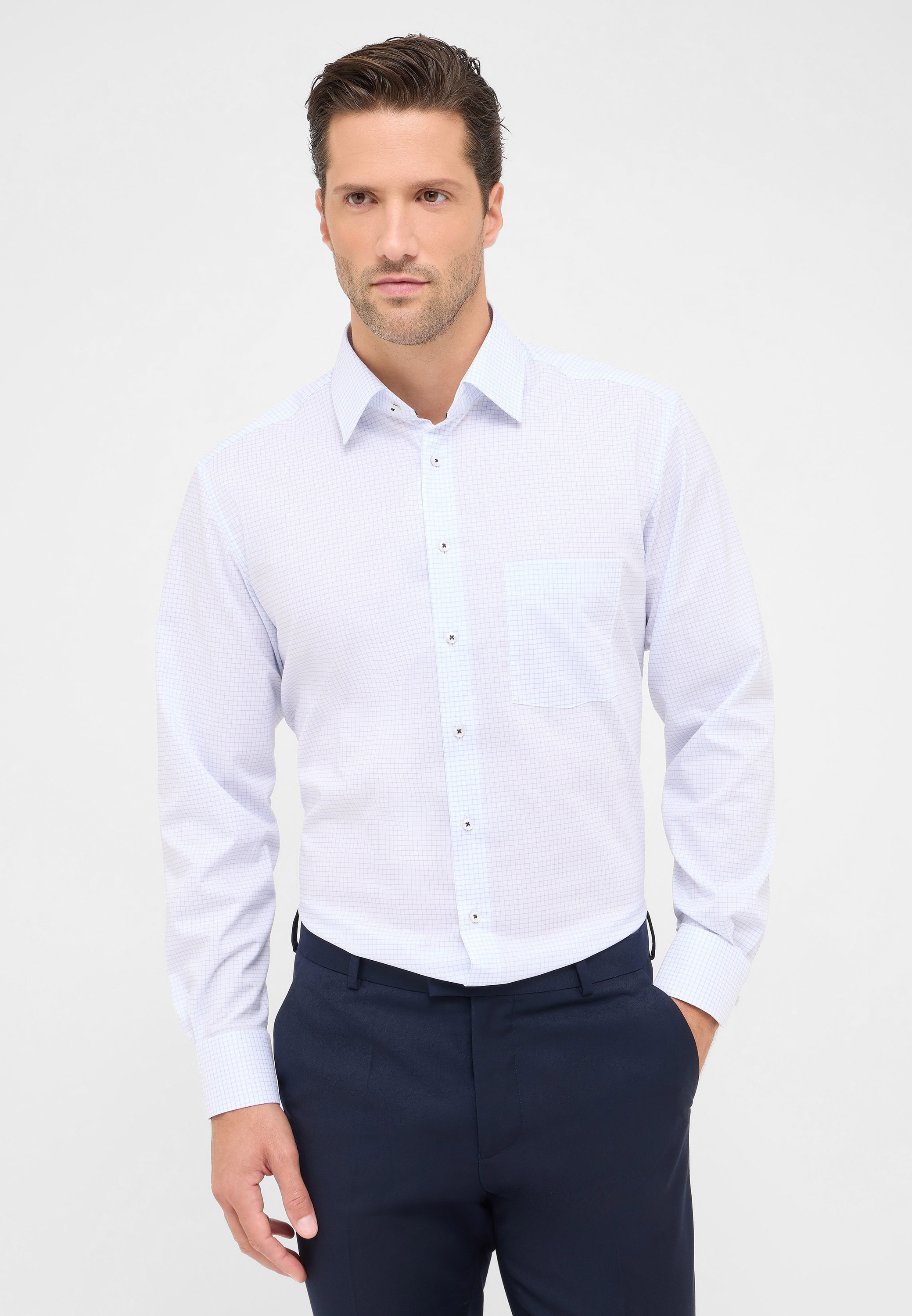 Eterna Langarmhemd "MODERN FIT", NON IRON (bügelfrei) günstig online kaufen