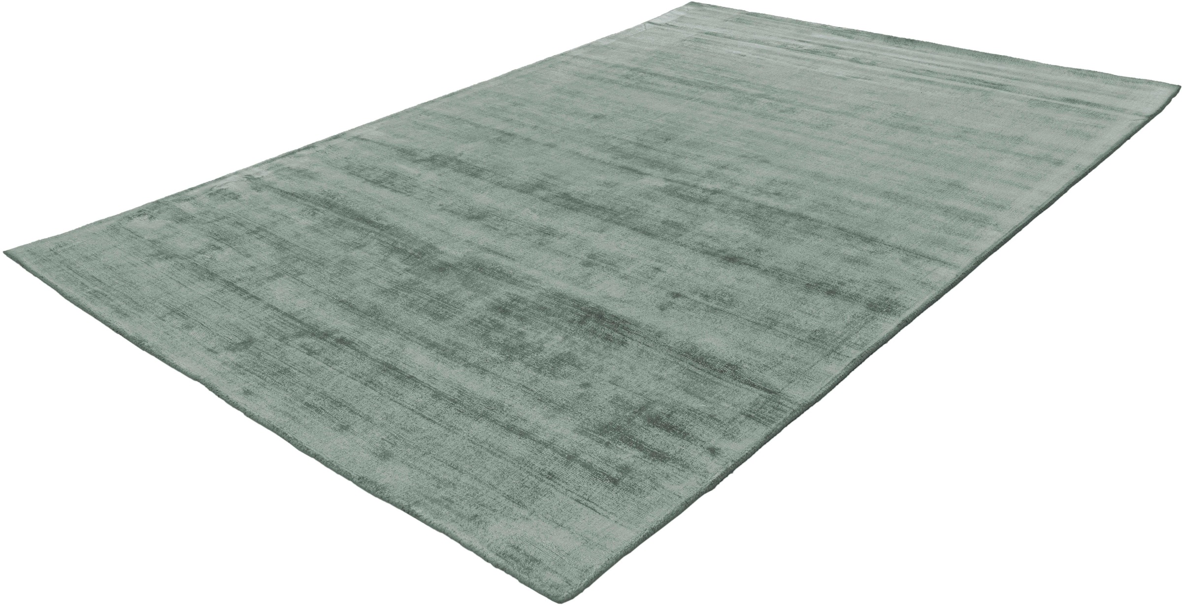 Teppich MY HOME "Besarta" Gr. 2, grün (mint), B:80cm H:13mm L:150cm, Viskose, Teppiche, Teppich, Wohnzimmer 3