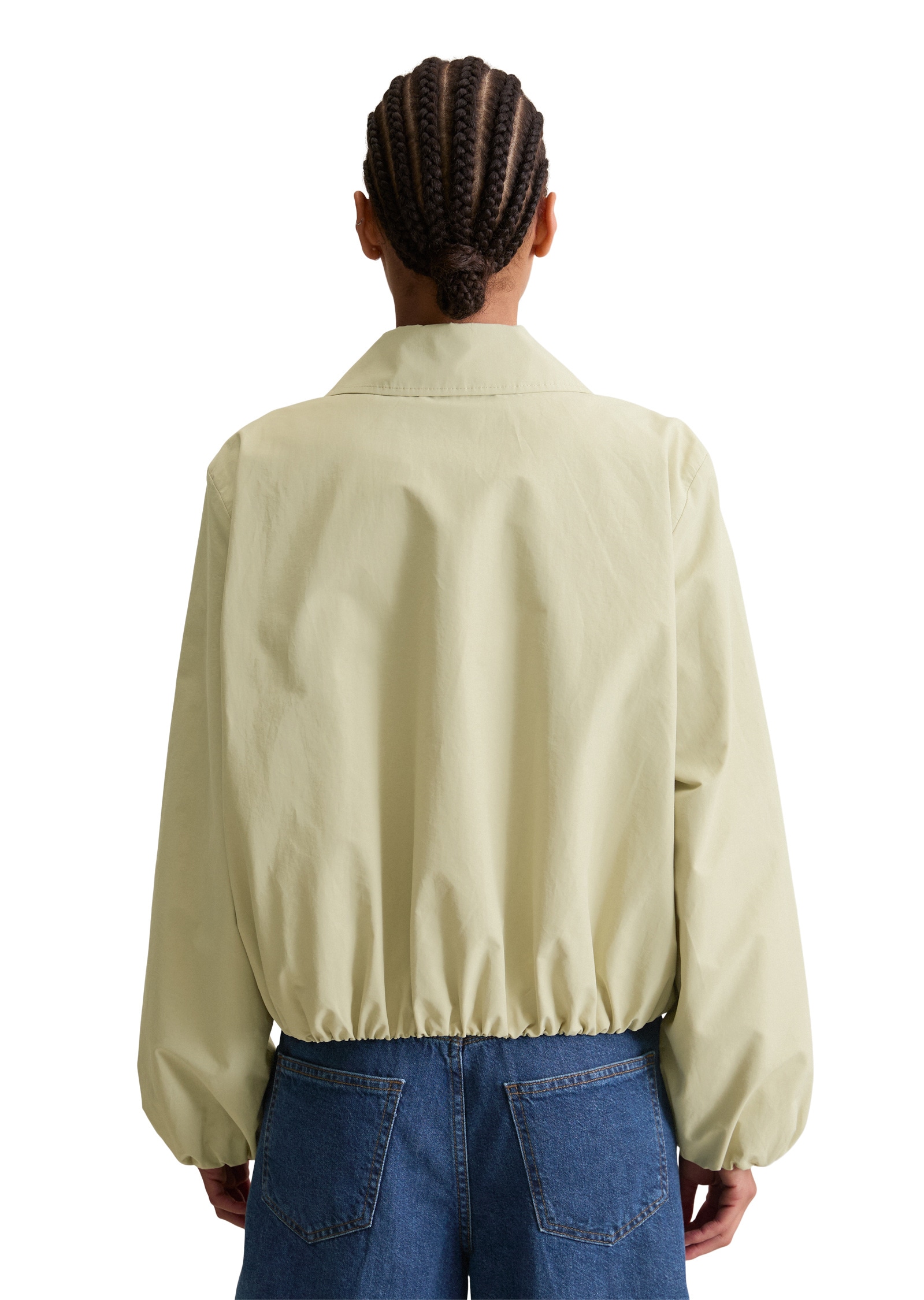 Marc O'Polo DENIM Outdoorjacke »aus Organic-Cotton-Nylon-Mix«, ohne Kapuze