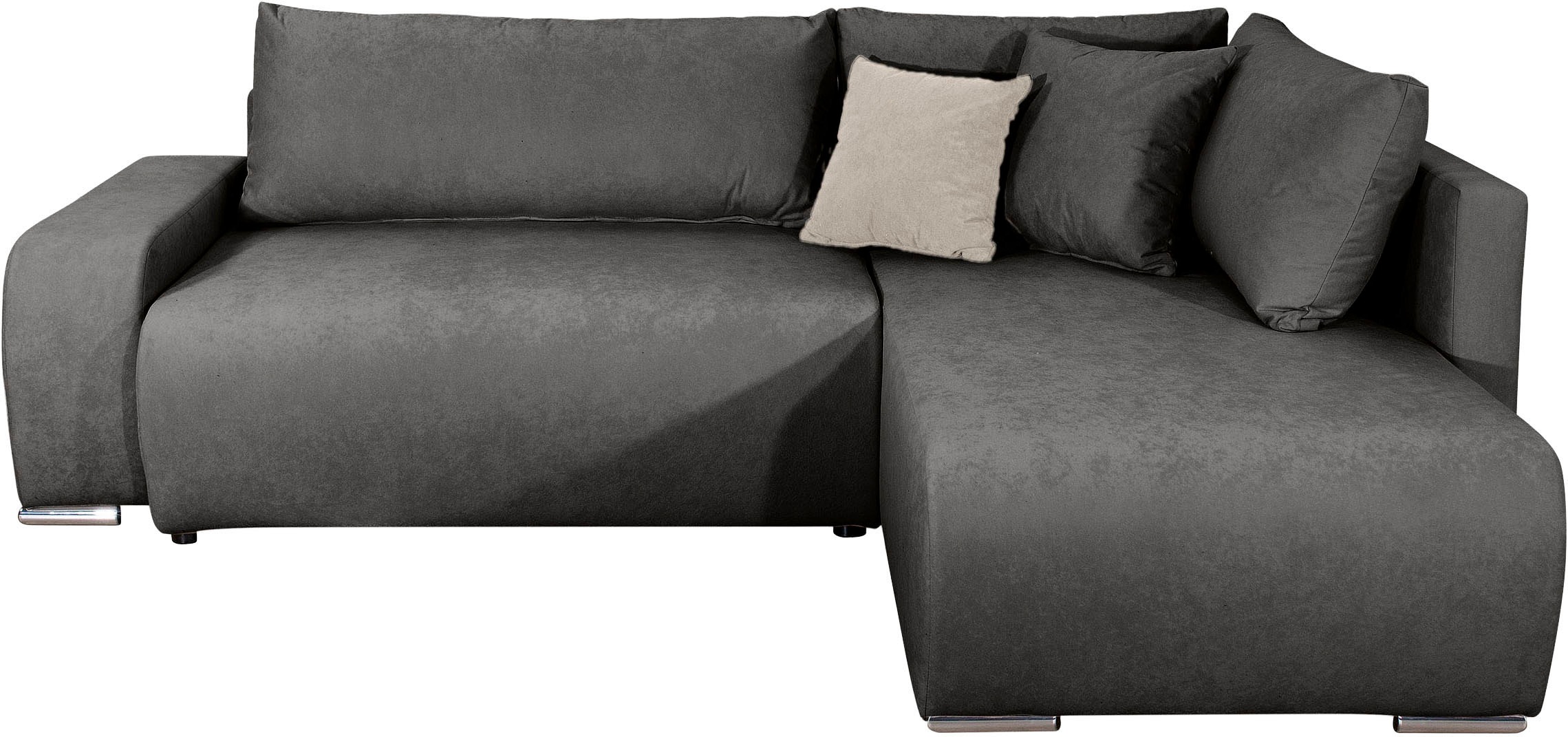 COLLECTION AB Ecksofa "Poppy, L-Form, Breite 227 cm mit Schlaffunktion" günstig online kaufen