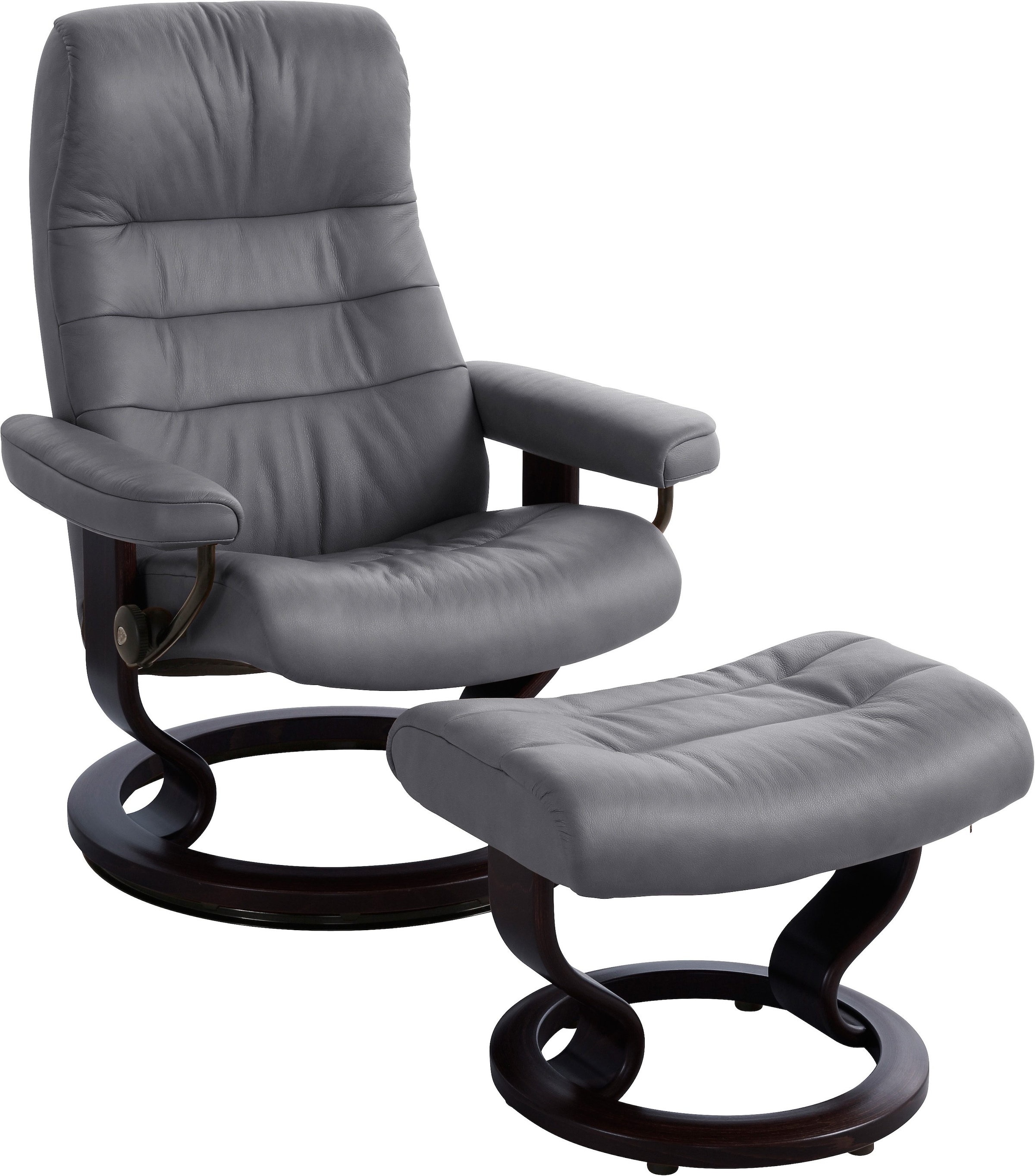 Stressless Relaxsessel "Opal", (Set, Relaxsessel mit Hocker), mit Hocker, mit Classic Base, Größe L, mit Schlaffunktion