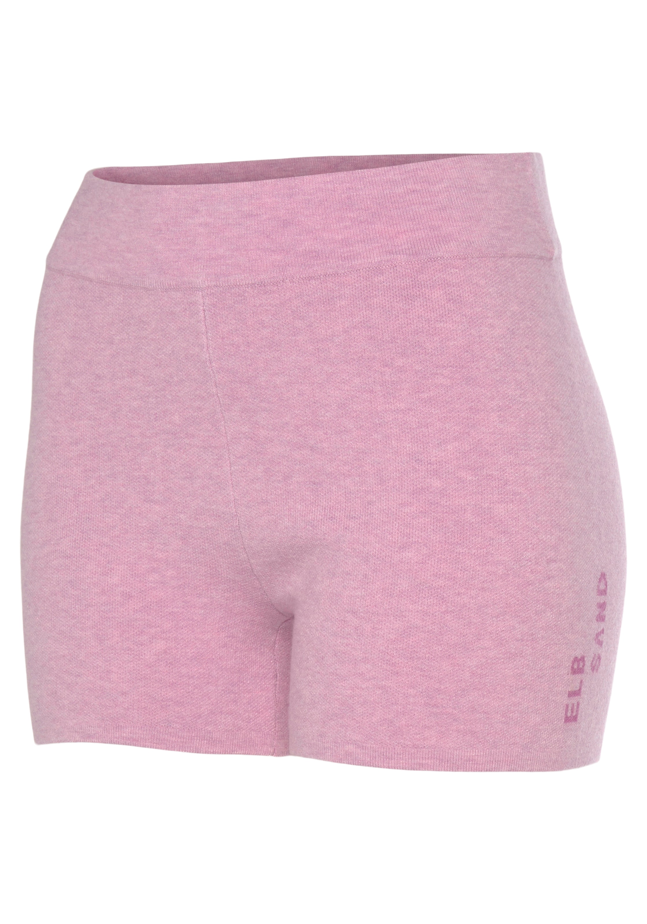 Elbsand Strickhose »- Strickshorts- Loungeshorts«, aus hochwertigem Strick, mit Logostickerei, Loungewear