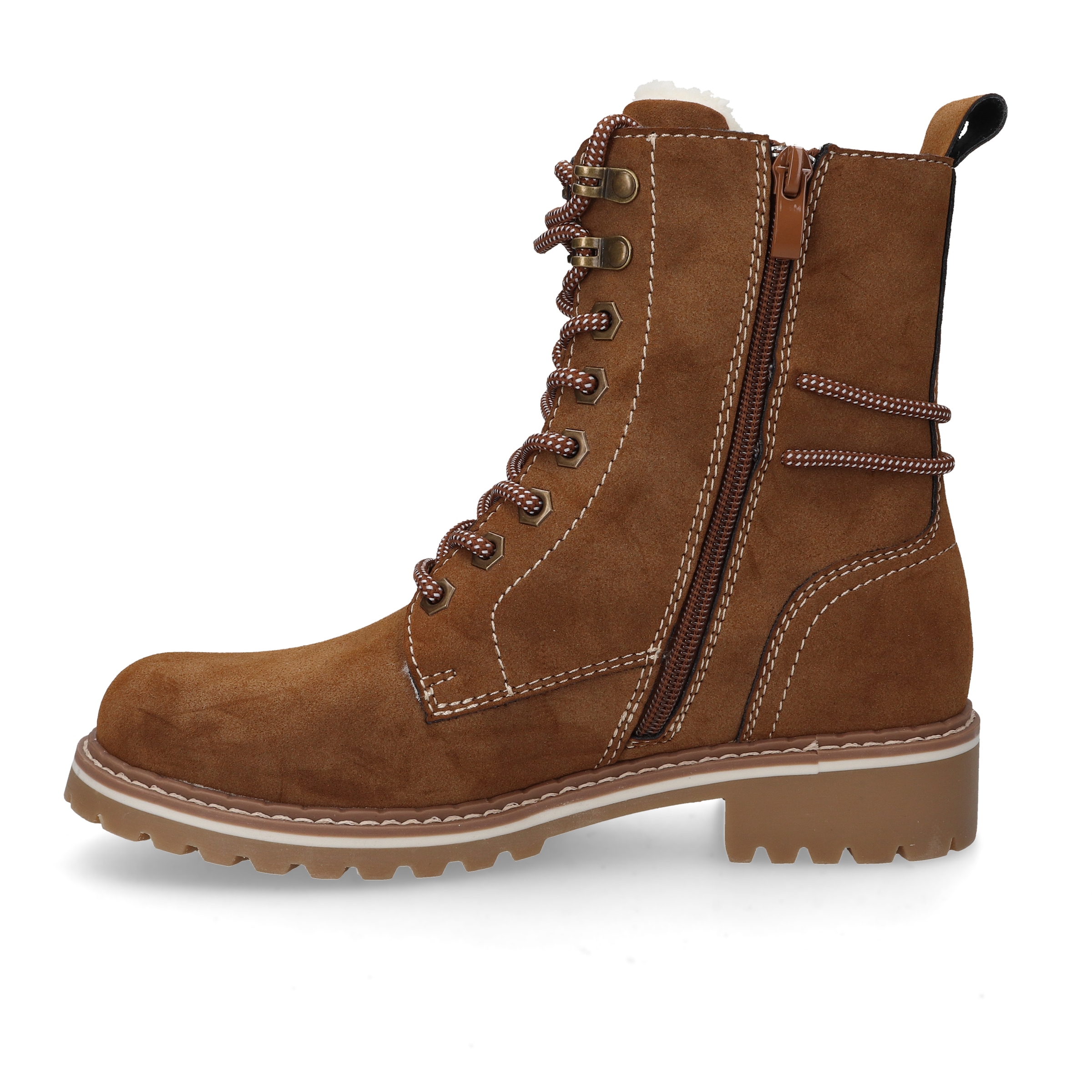 Dockers by Gerli Stiefelette, Schnürboots mit modischer Schnürung