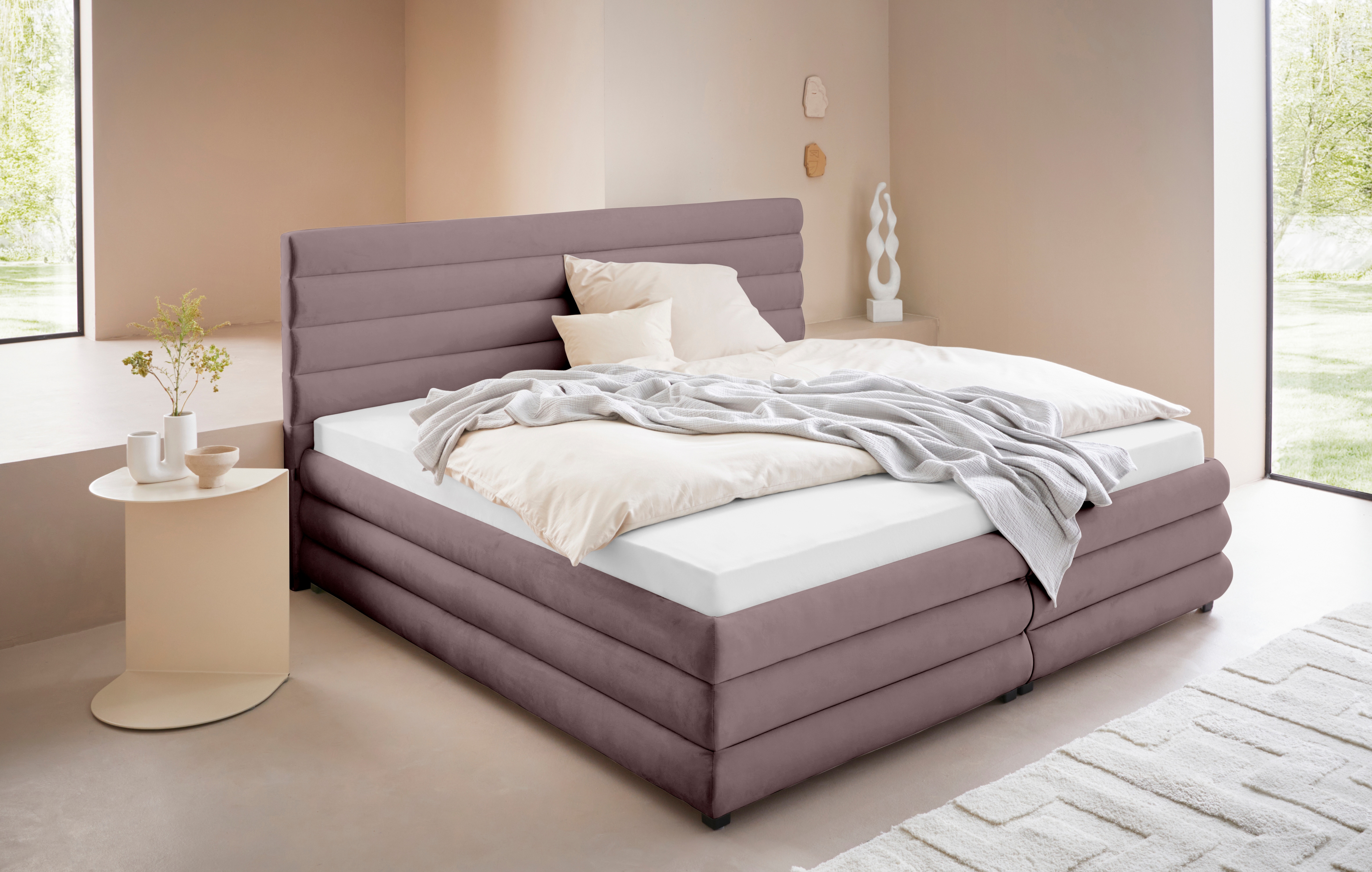 LeGer Home by Lena Gercke Polsterbett "Maylis" wahlweise mit und ohne Matratze und Lattenrost, auch in 200cm Breite