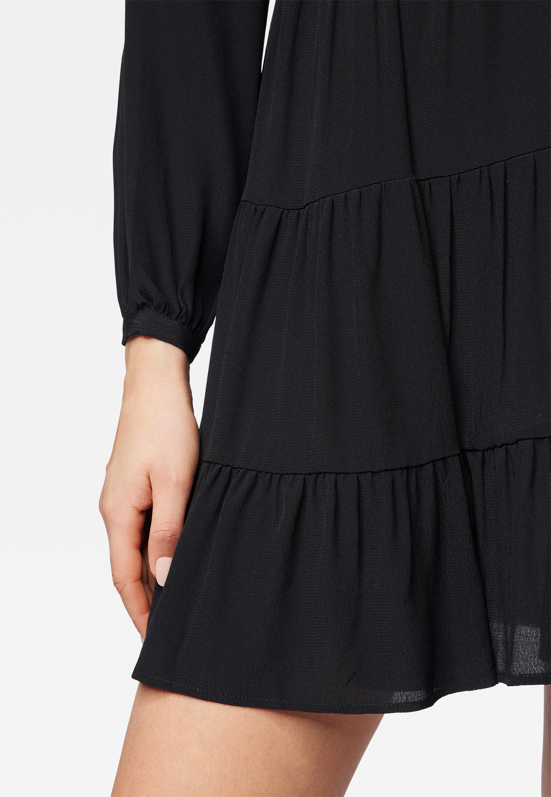 Mavi Minikleid »LONG SLEEVE DRESS«, Kurzes Kleid