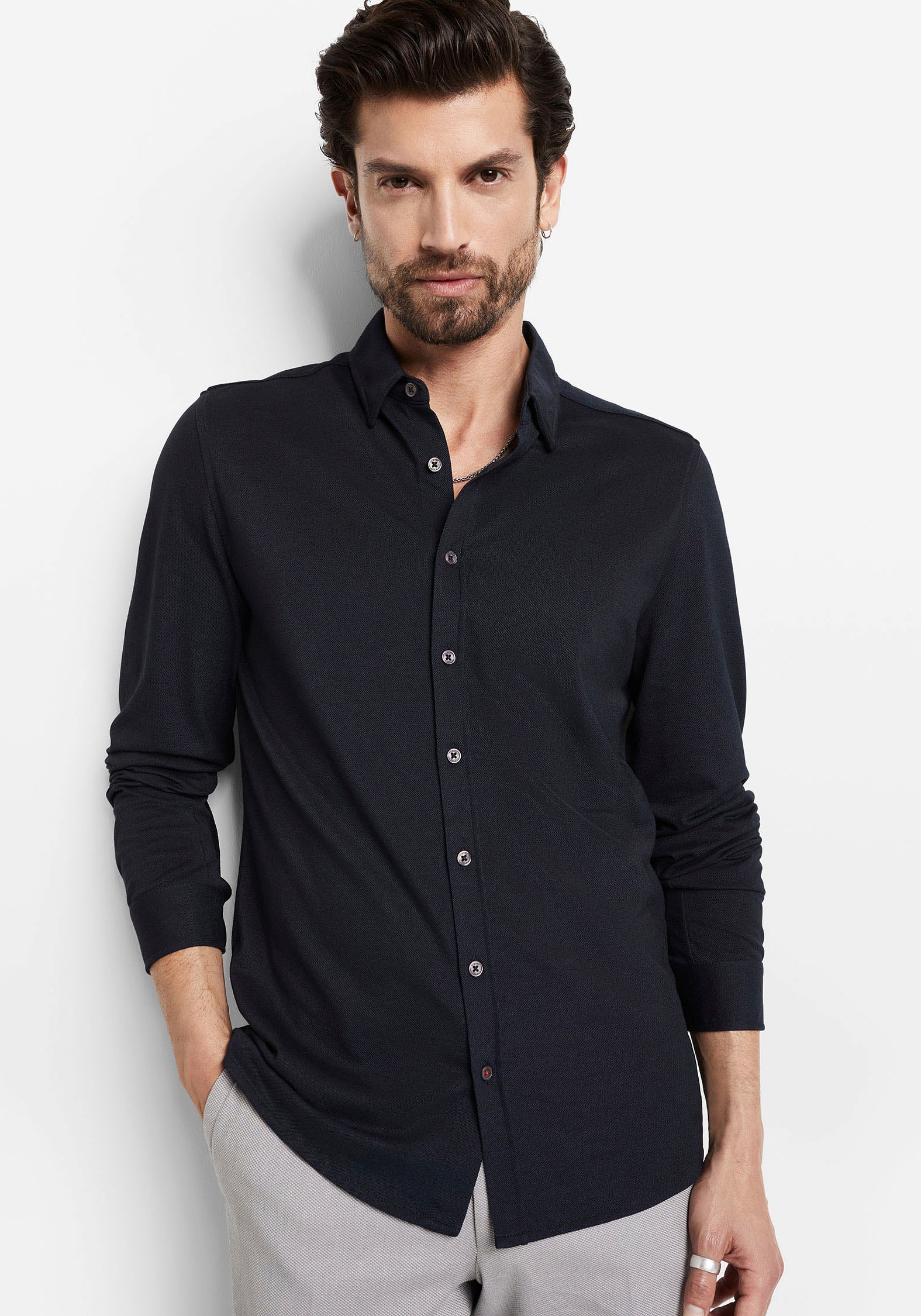 Cinque Businesshemd CIRONI in Stretch Piquet günstig online kaufen