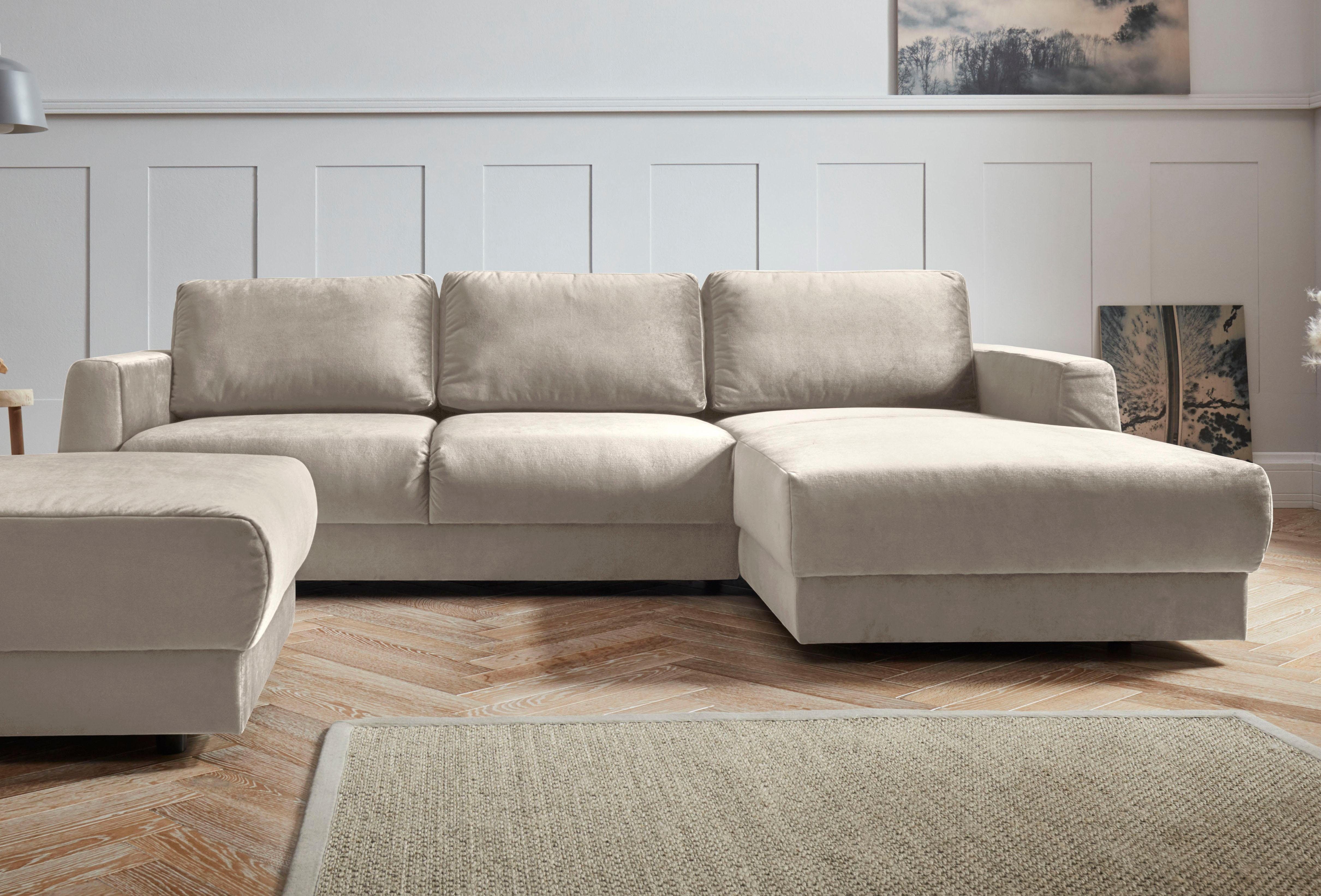OTTO home Ecksofa "Hobro L-Form" in 3 Bezugsqualitäten in vielen Farben